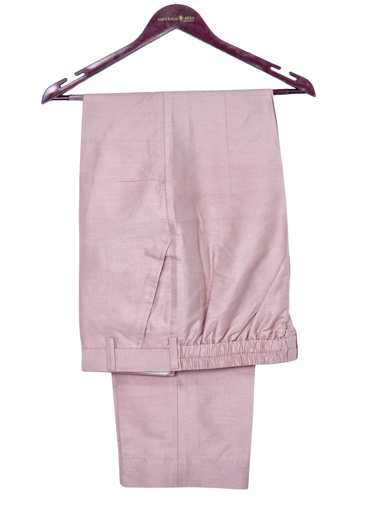 MJ 012A: Dusty Pink Banarasi Silk Kurta Payjama Jacket