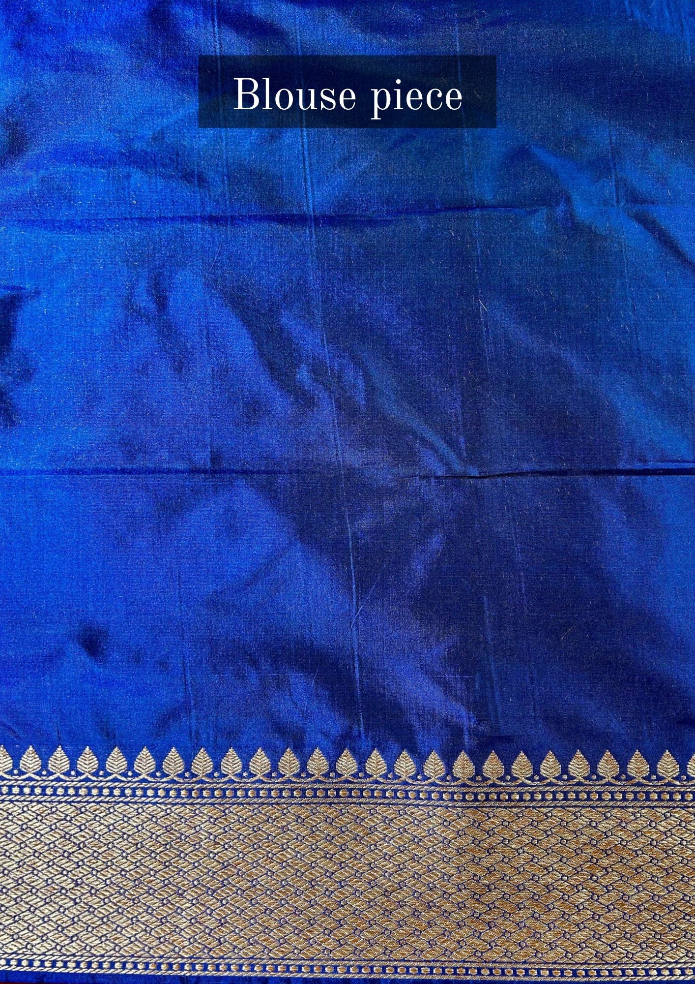 "VIRASAT 204" Navy Blue Pure Uppada Katan Silk Saree