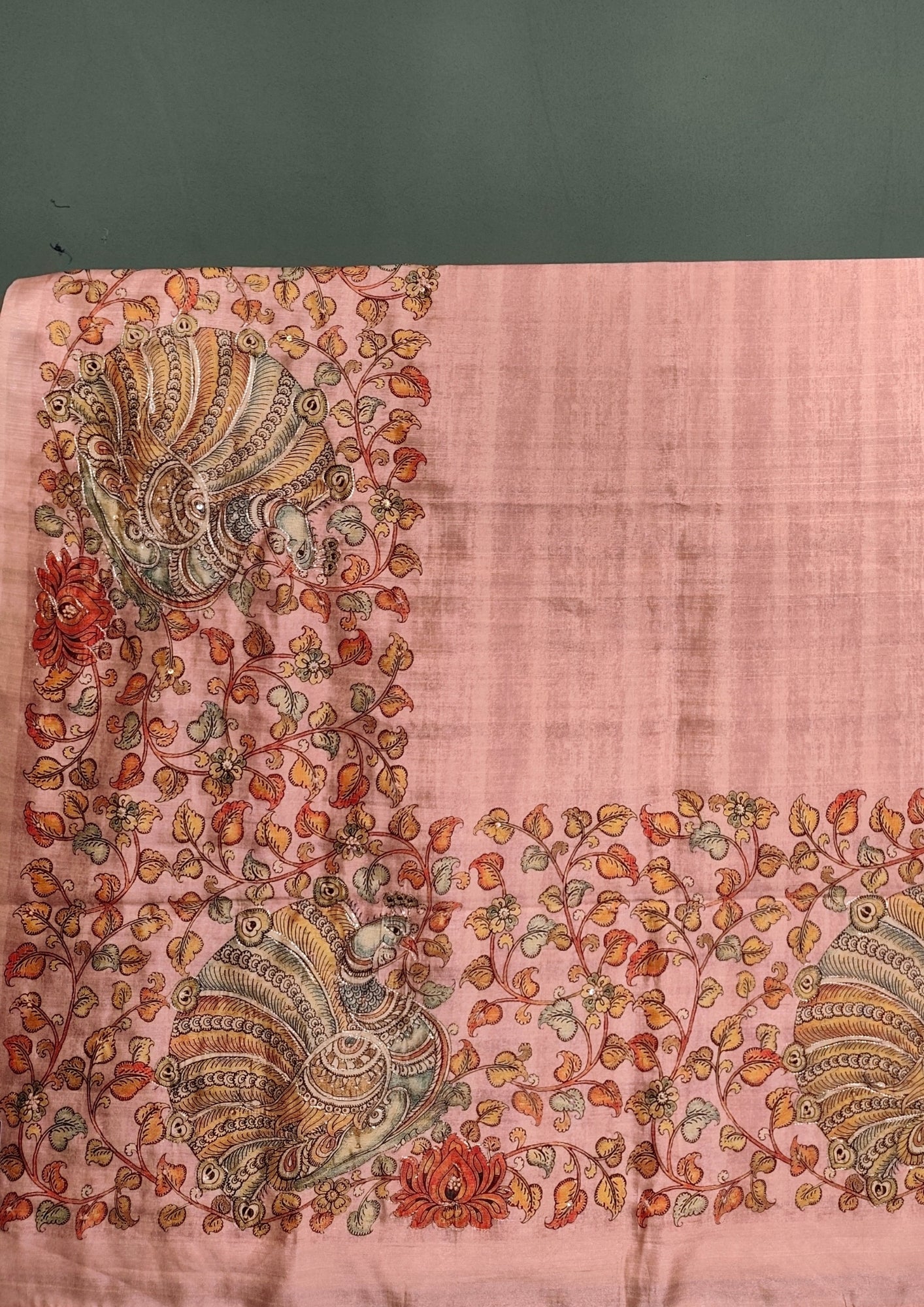 "UTSAV BANARAS 285" Banarasi Raw Silk Saree With Artistic Peacock Motif