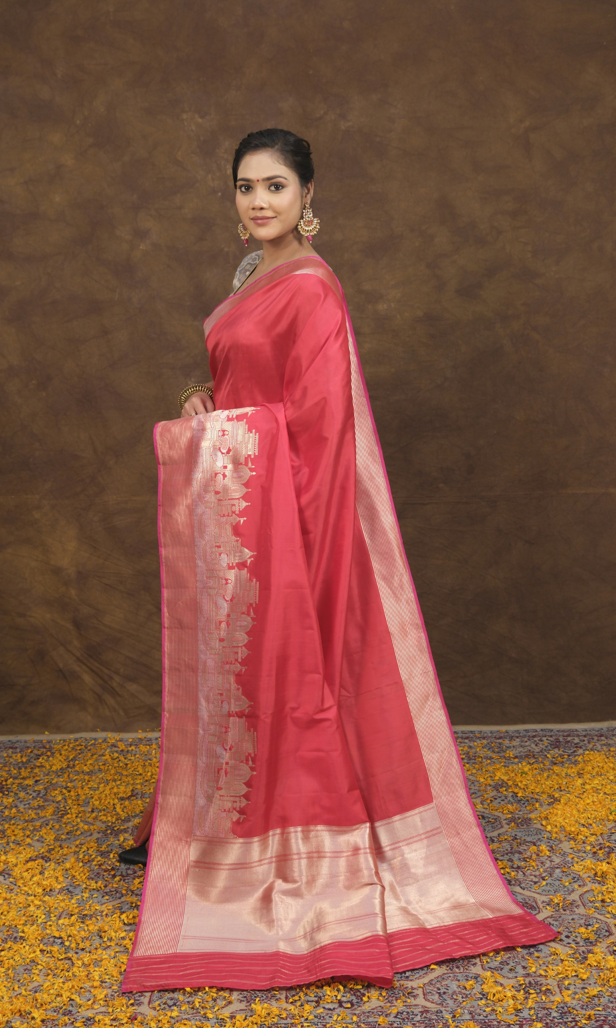 VIRASAT 019 Banarasi Ghat Silk Saree Inspired by the Essence of Kashi