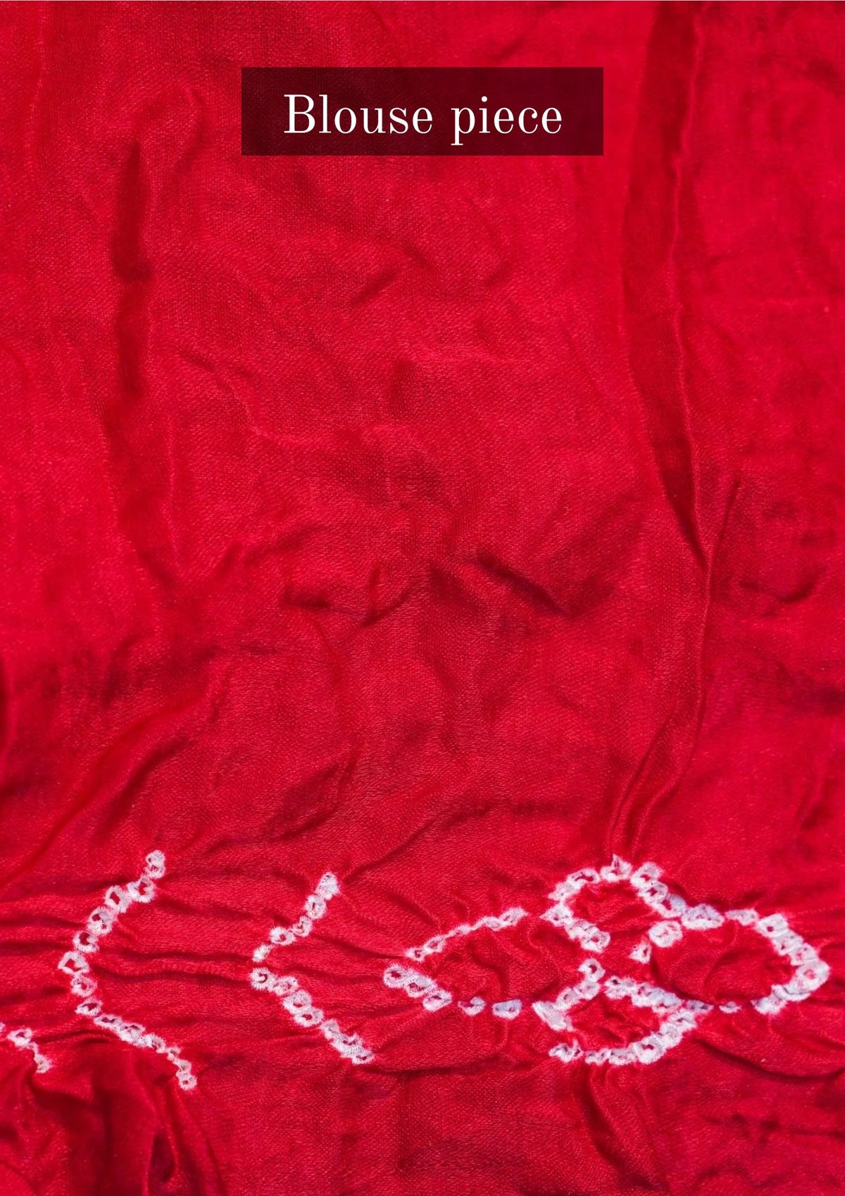 "VIRASAT 110A" Banarasi Rich Red Pure Gajji Ghat Chola Bandhej Handloom Saree