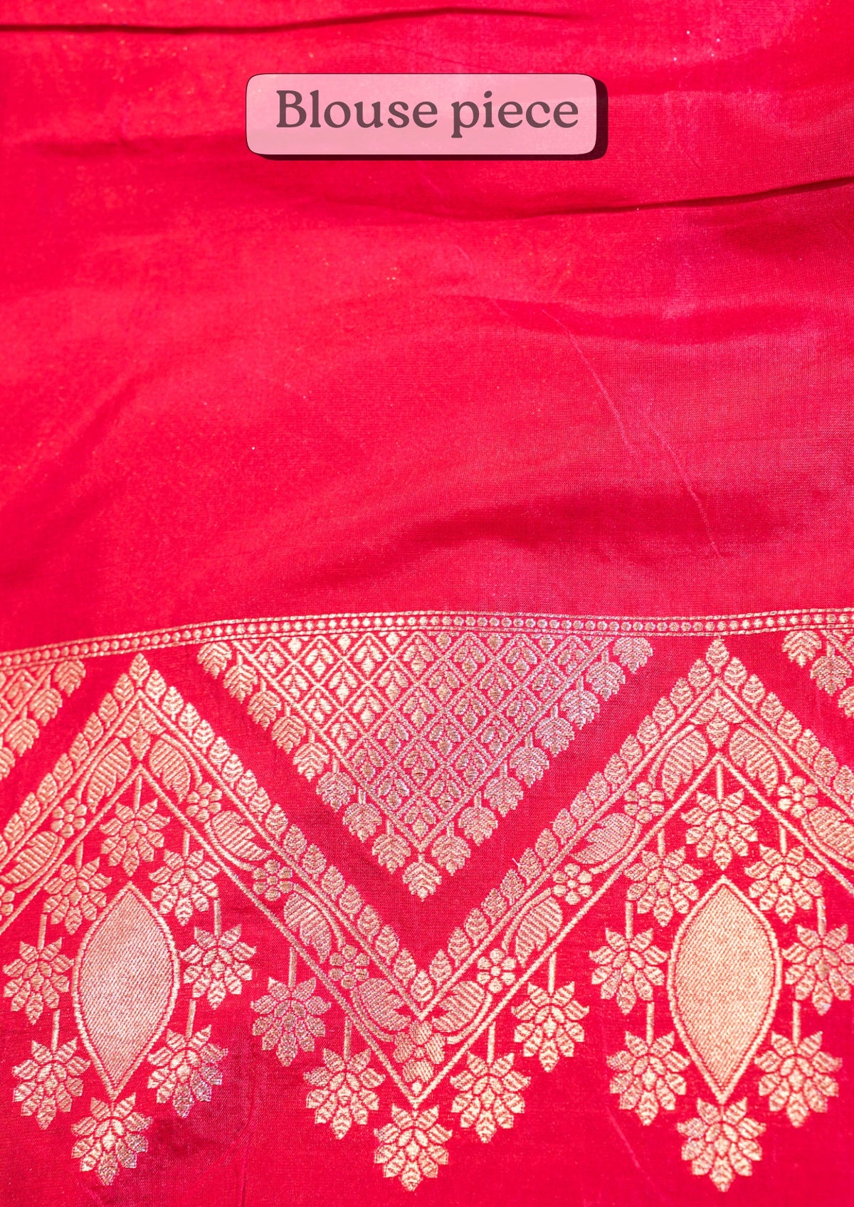 "VIRASAT 270" Banarasi Pure Handloom Uppada Silk Saree with Traditional Jaal & Buta Motifs in Peachy Pink