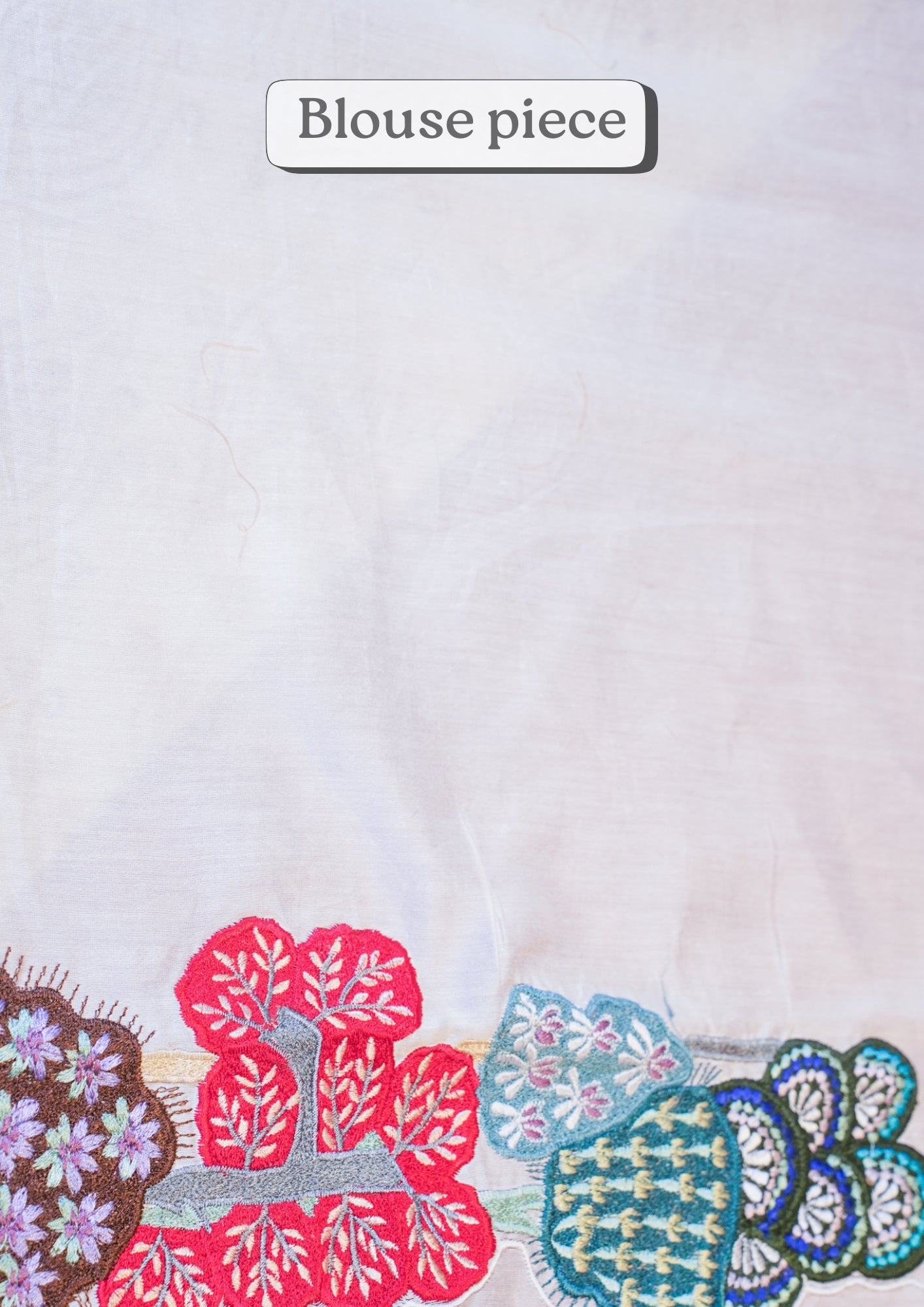 "Virasat 273" Banarasi Kora Silk Multicolor Pure Embroidery Meenakari Saree