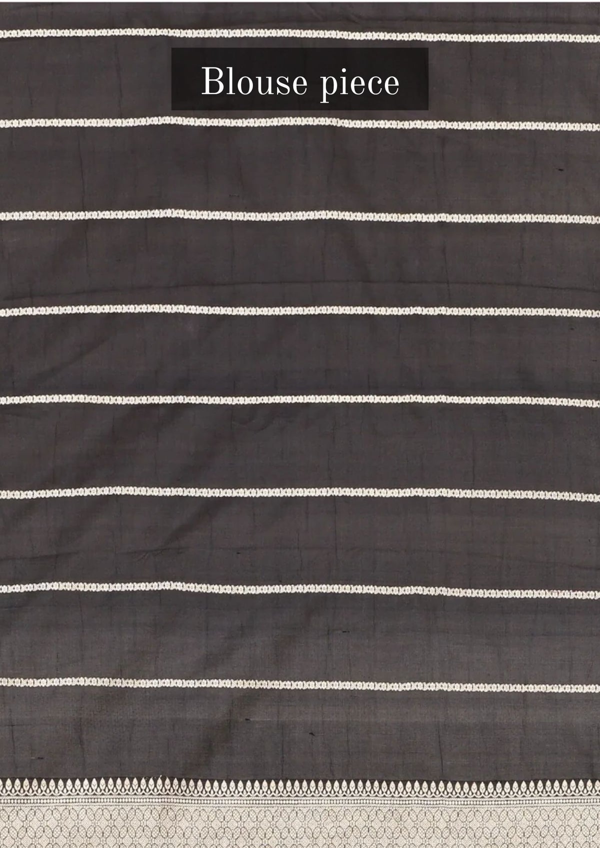 "VIRASAT 186" Pure Handloom Katan Silk Saree With Elegant Vertical Stripes with Traditional Border & Pall