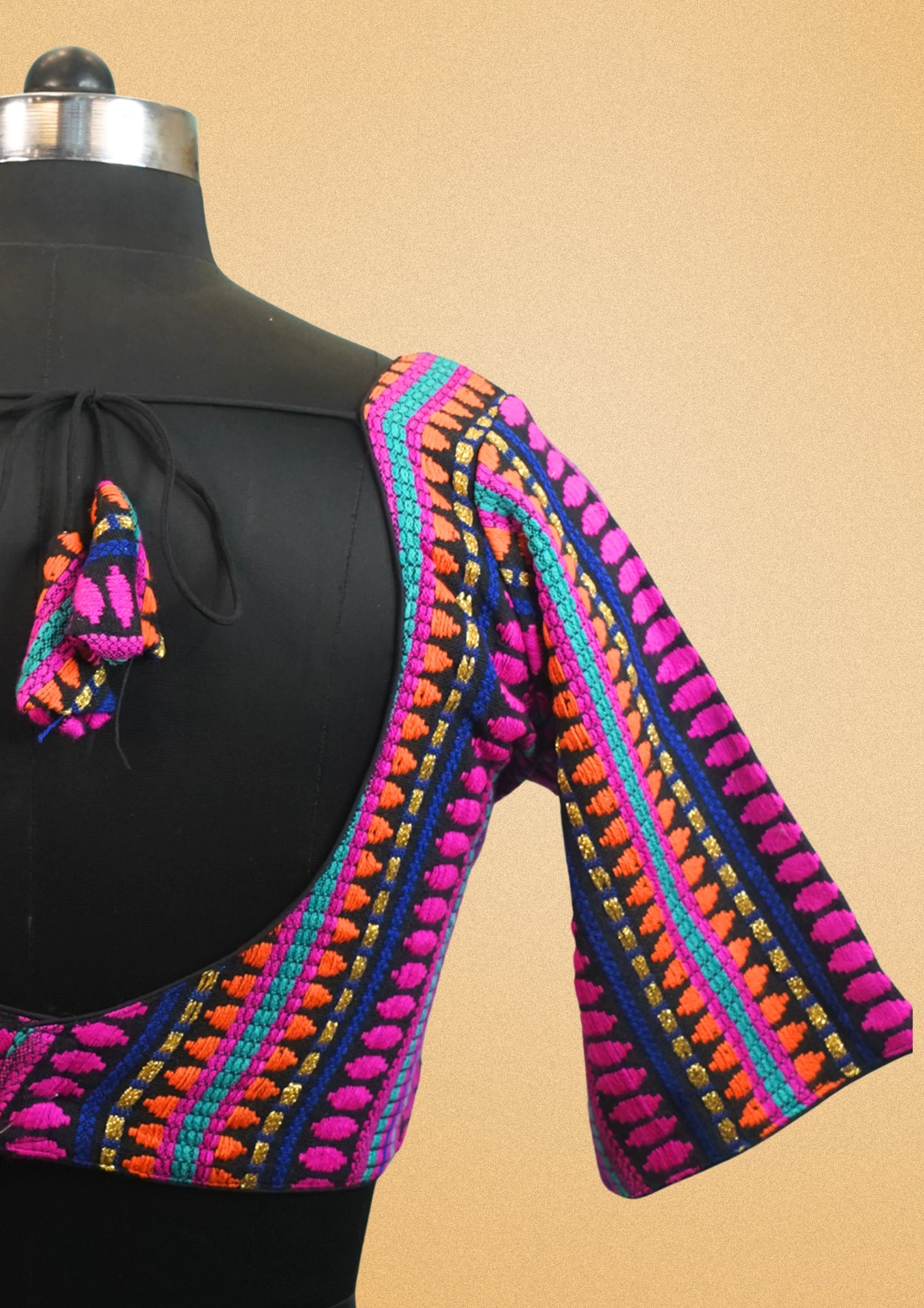 "RDM BL 009C" Banarasi Blouse for Women – Handwoven Designer Saree Blouse with Intricate Patterns