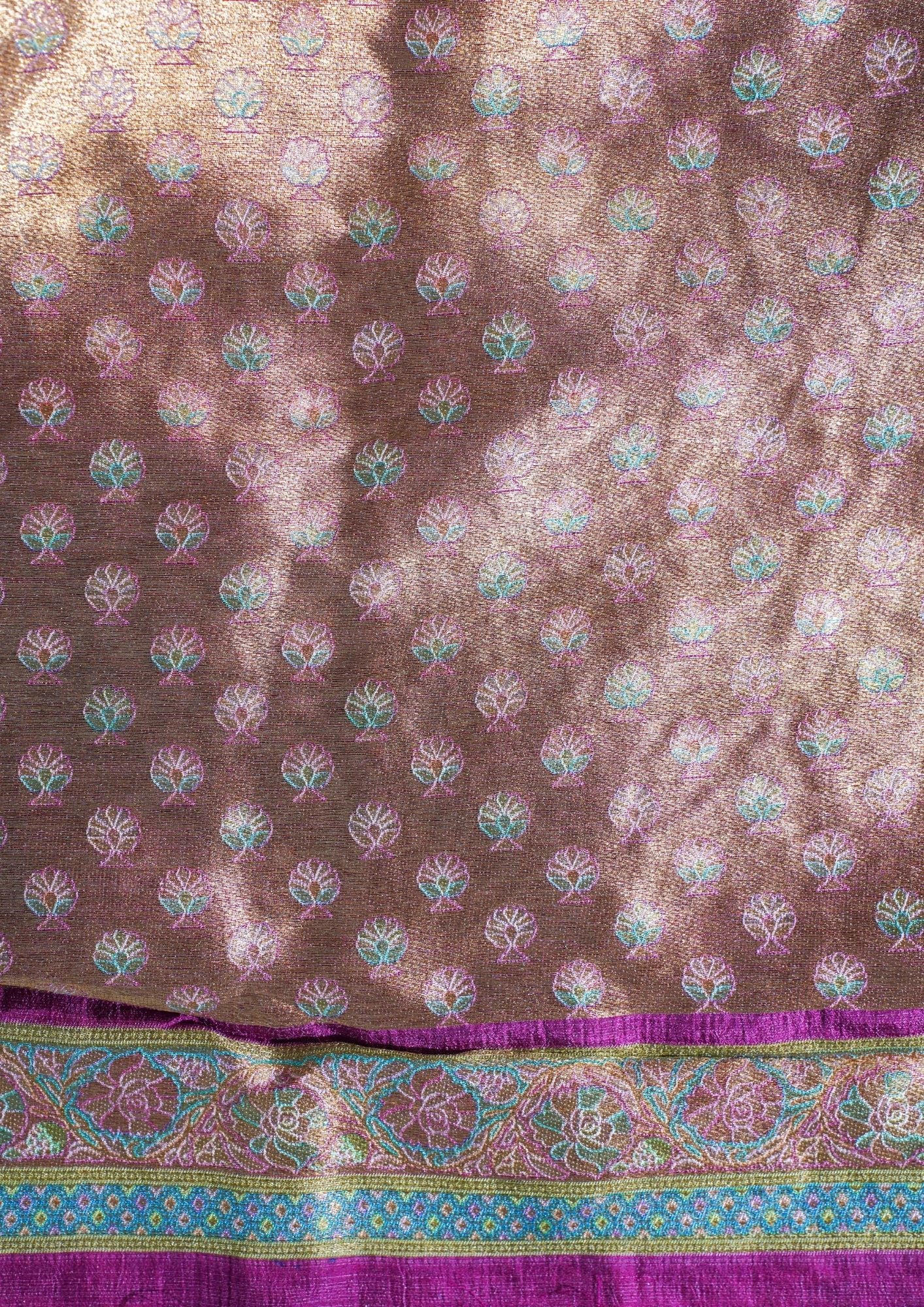 "Waah Banaras 075" Banarasi Black Meenakari Tussar Silk Saree