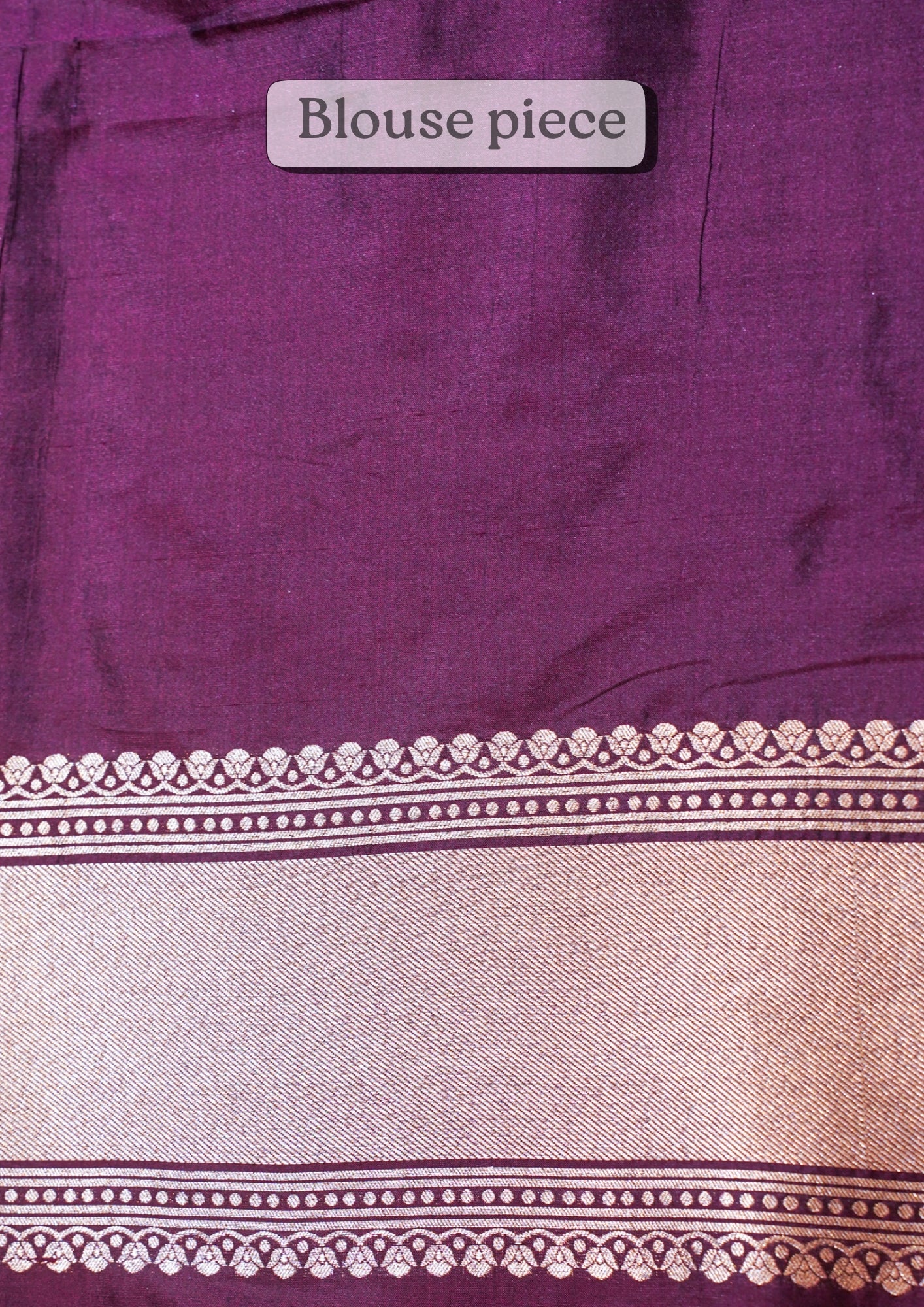 "VIRASAT 258" Banarasi Upadda Silk Real Zari Brocade Elephant Motif Saree