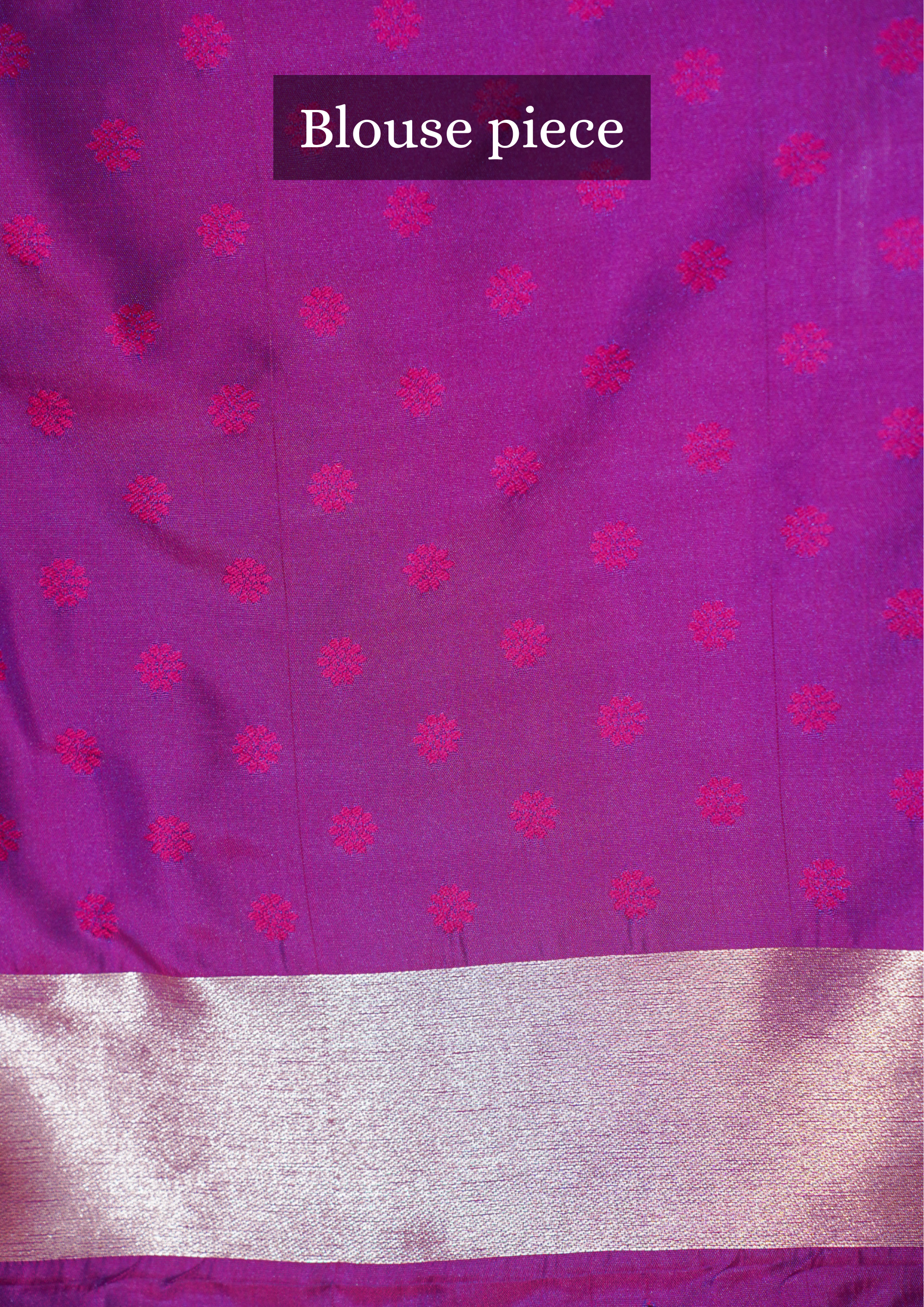 UTSAV BANARAS 309 Deep Purple Raw Silk Banarasi Saree with Floral Buti & Zari Nandi Tree Pallu