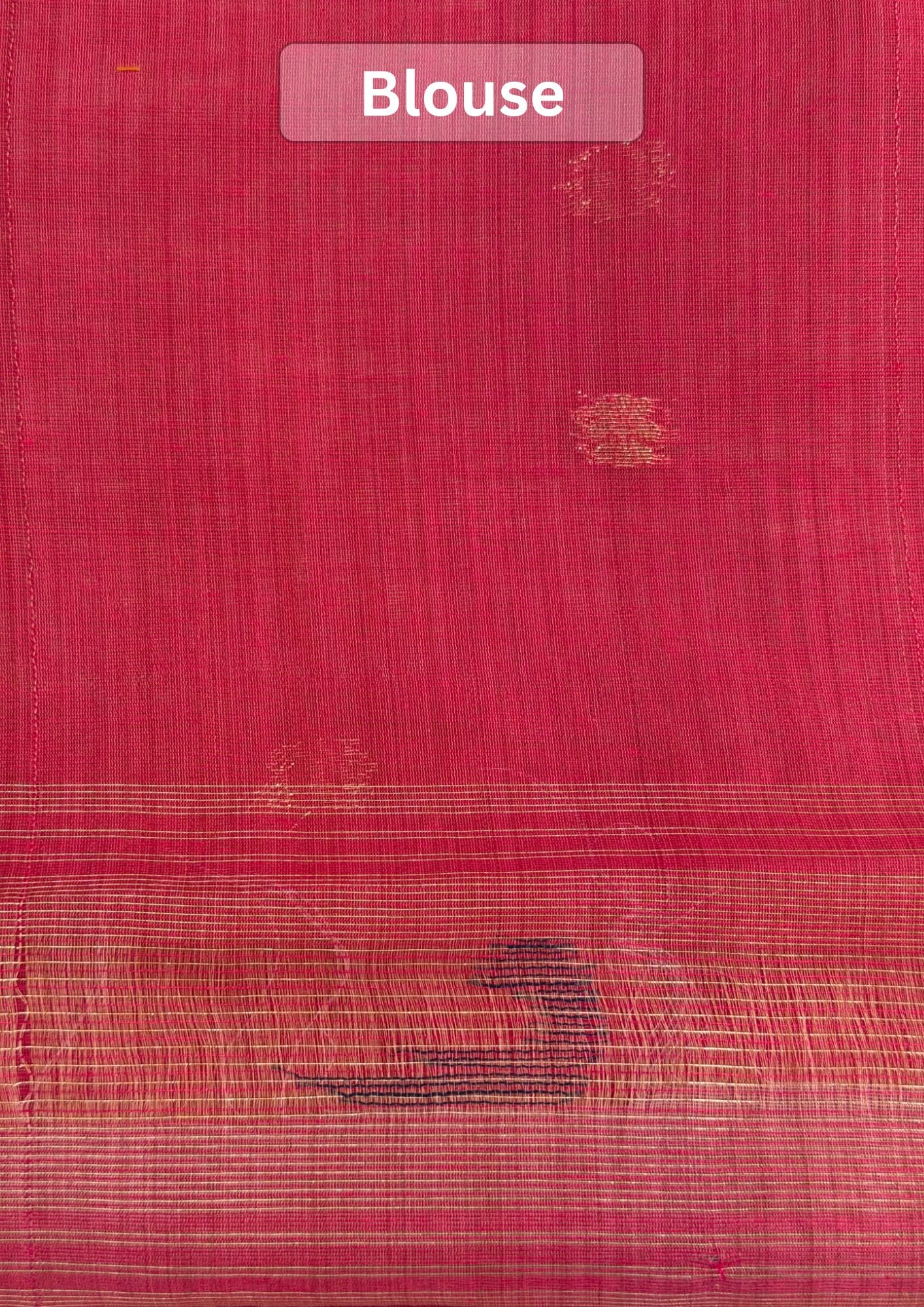 UTSAV BANARAS 463: Lavender Pink Cotton Saree with Multicolor Resham Bird & Floral Work