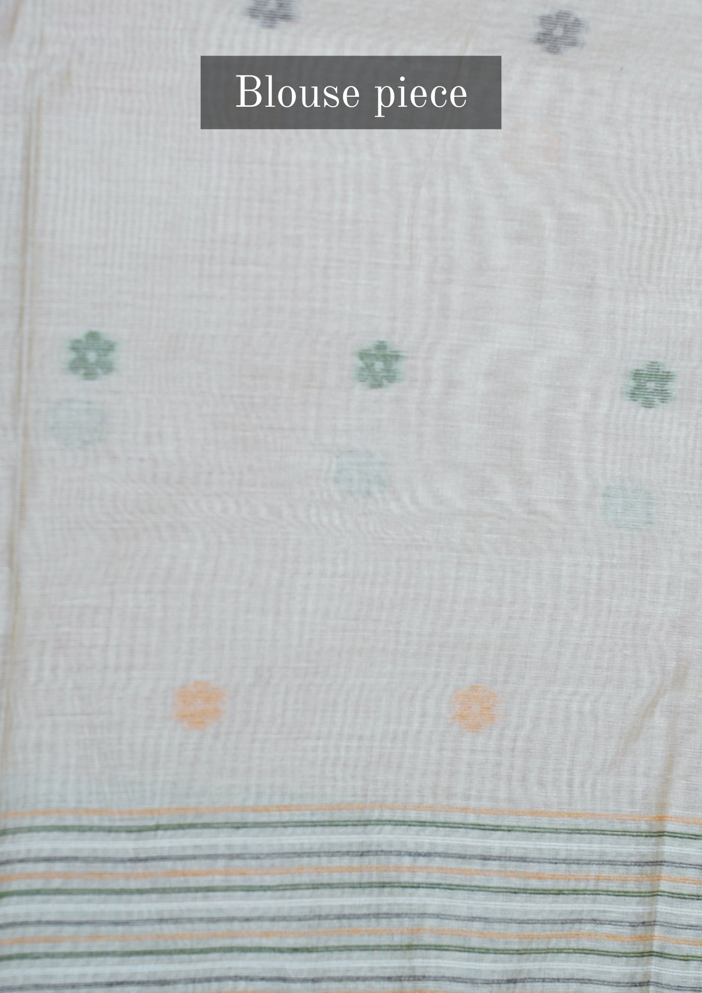 "UTSAV BANARAS 306" Banarasi Chikoo Beige Chanderi Jamdani Silk Saree with Village Narrative Pallu