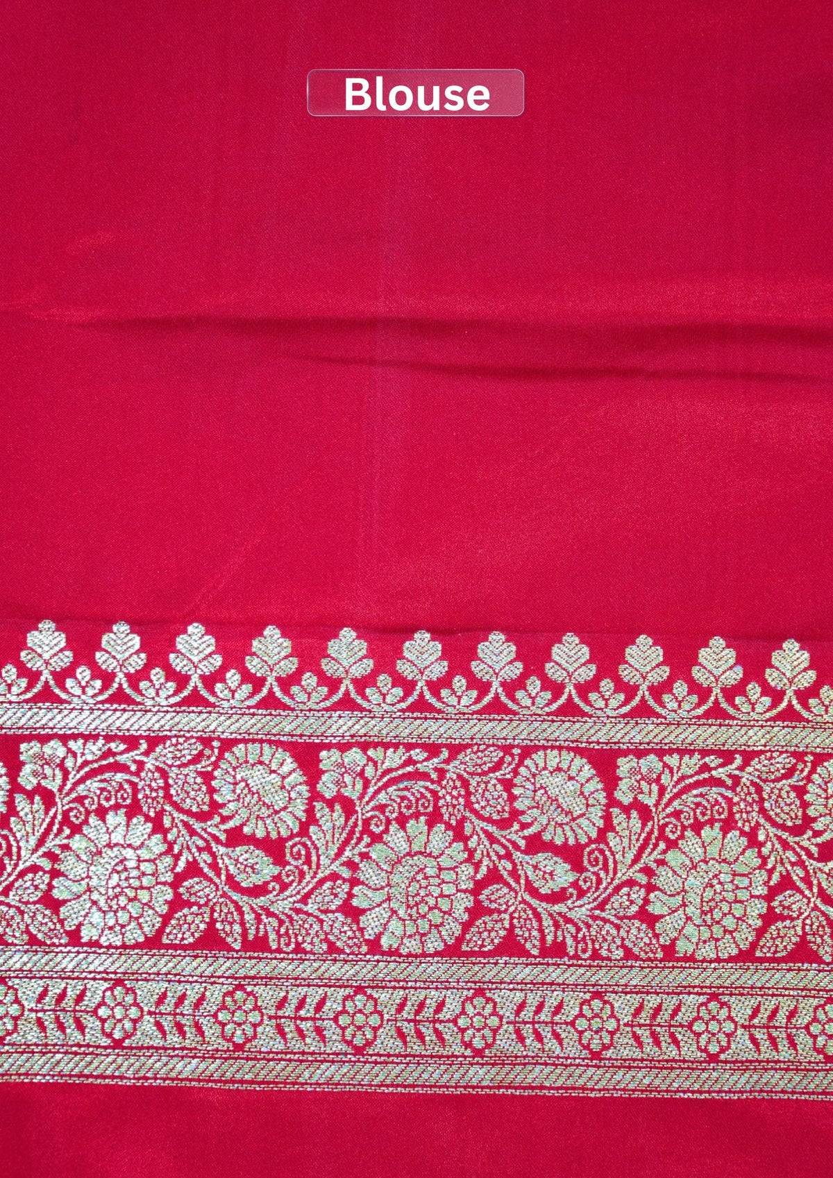 Waah Banaras173B: Sunflower Yellow Satin Silk Banarasi Saree with Zig-Zag Buti & Contrast Pallu