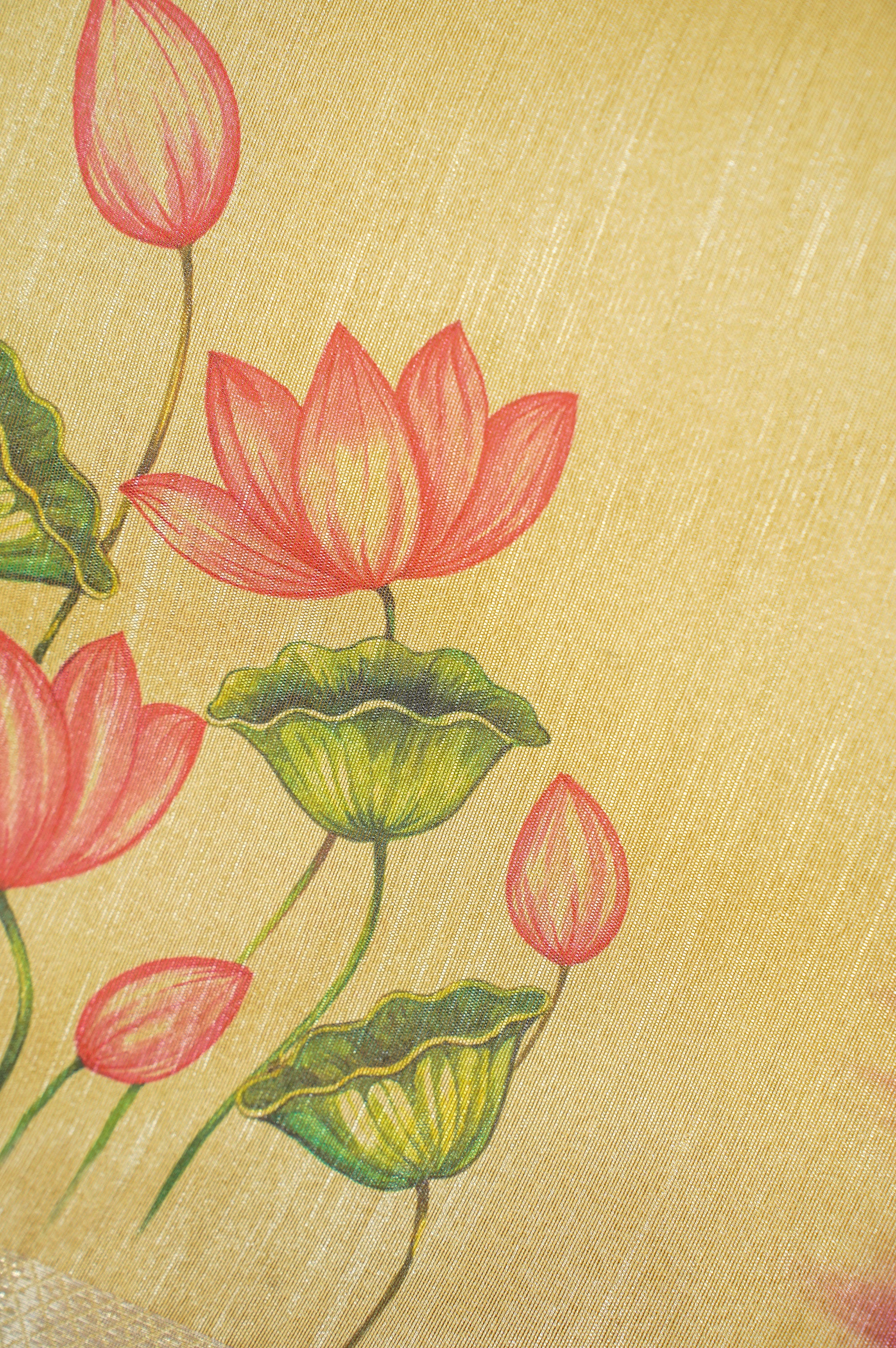 UTSAV BANARAS 296: Soft Pastel Yellow Banarasi Raw Silk Saree with Patola print Palla