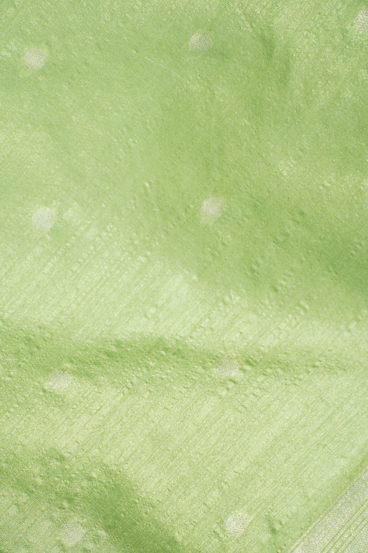 "UTSAV BANARAS 209" Light Green Banarasi Paithani Silk Saree With Peacock Motif