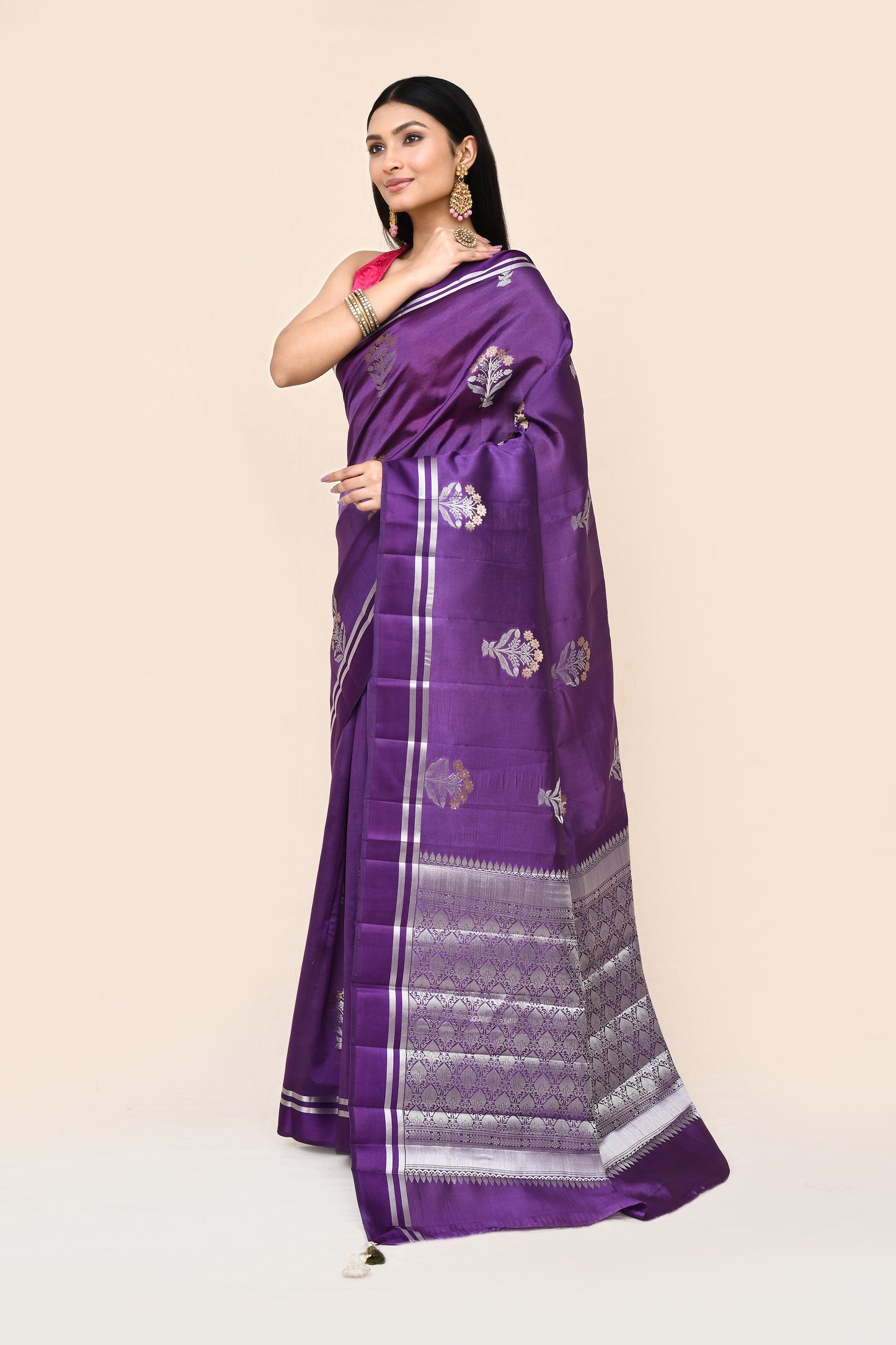 "SILK BANARAS 055" Pure Banarasi Silk Saree