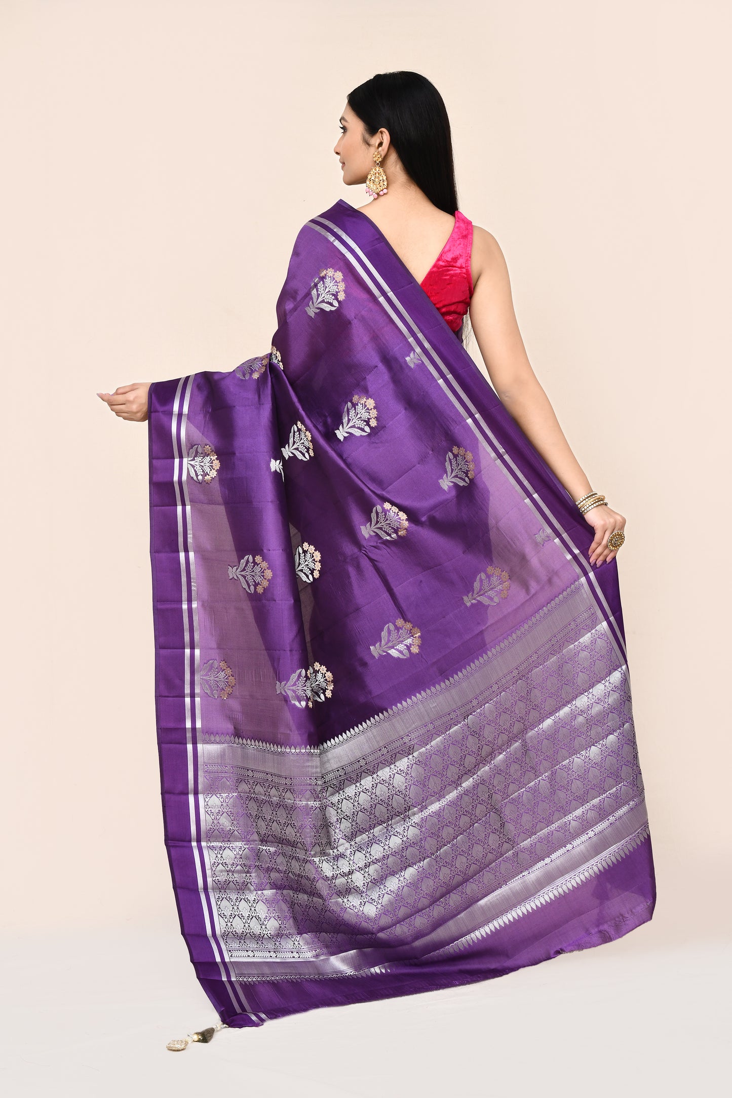 "SILK BANARAS 055" Pure Banarasi Silk Saree