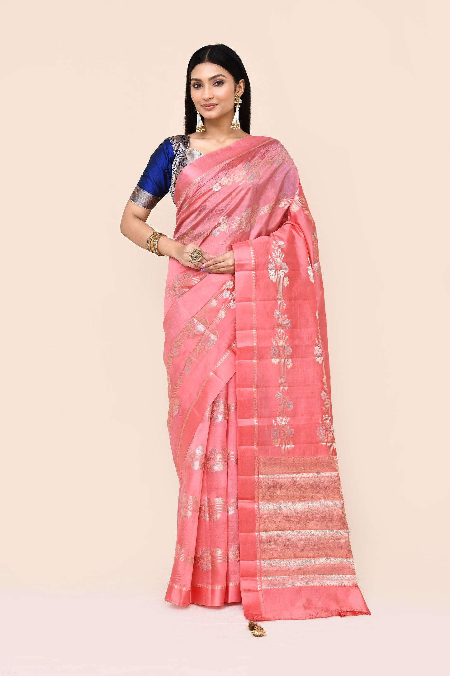"SILK BANARAS 061" Pure Silk Saree