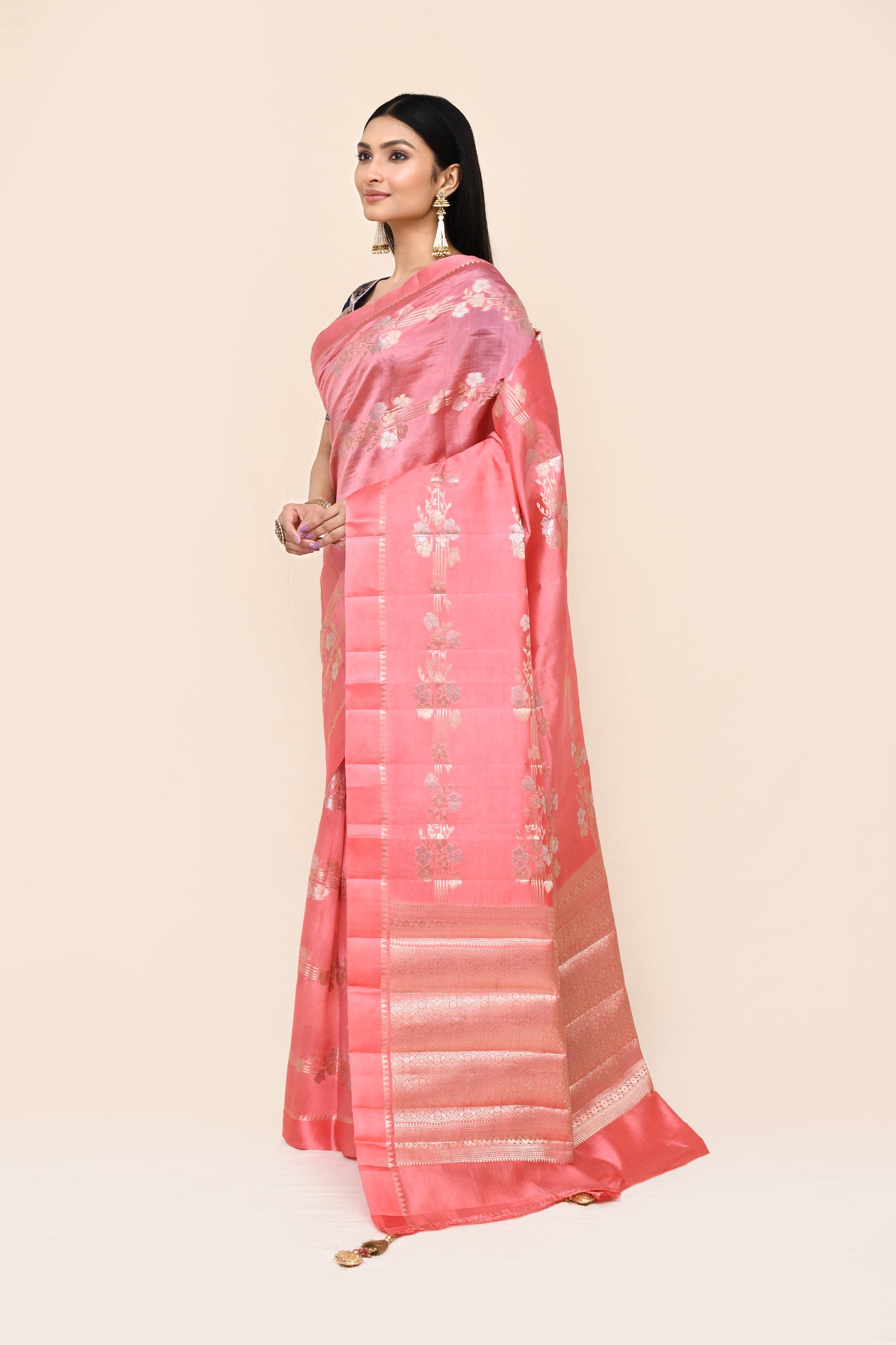 "SILK BANARAS 061" Pure Silk Saree