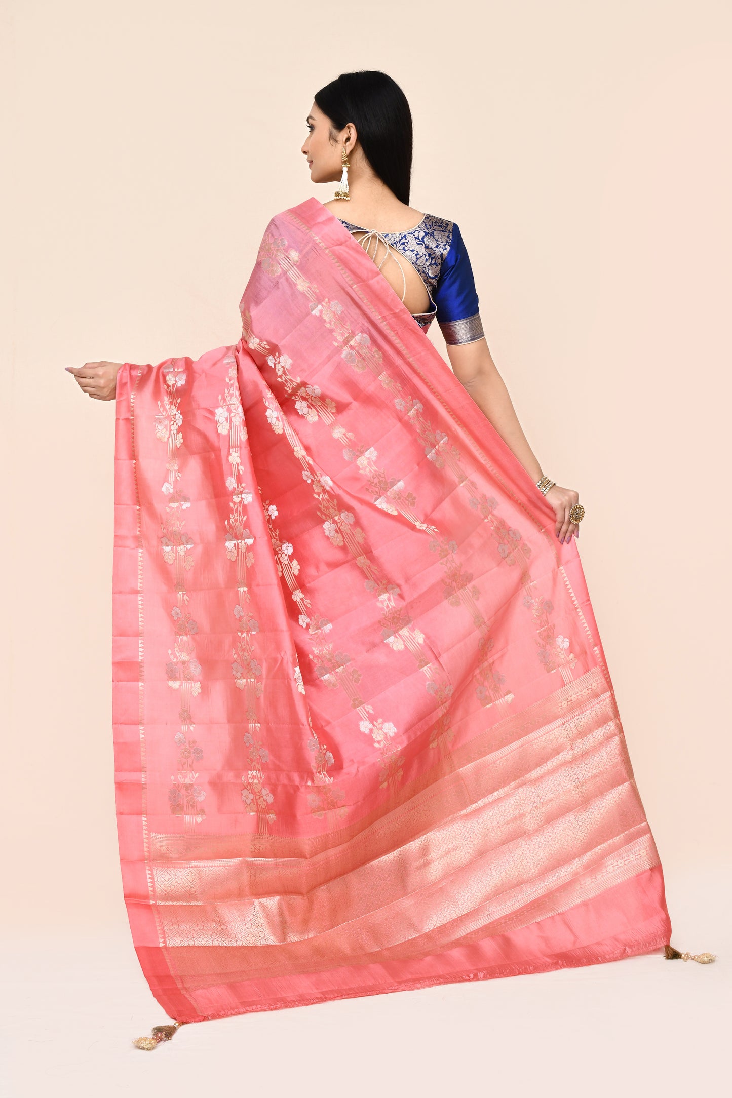 "SILK BANARAS 061" Pure Silk Saree