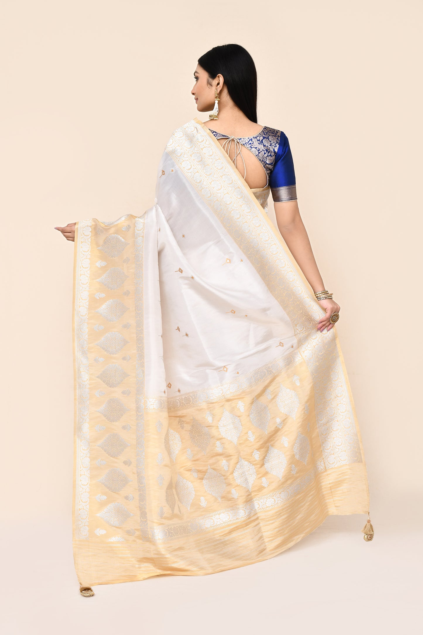 "VIRASAT 181" Pure Banarasi Tissue Silk Saree With Kadwa Weaving