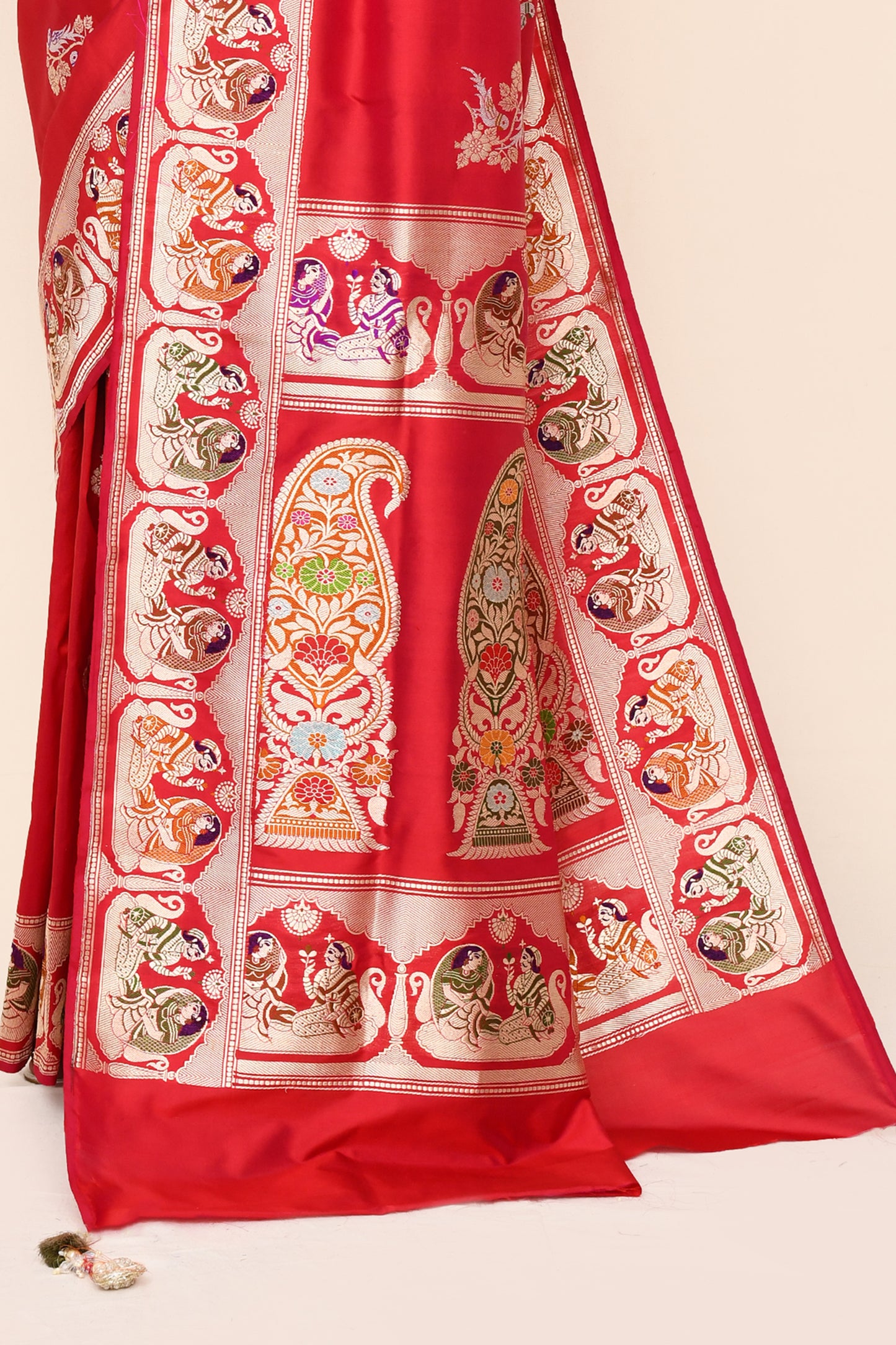 "VIRASAT 170" Pure Banarasi Silk Handloom Saree With Kadwa Booti