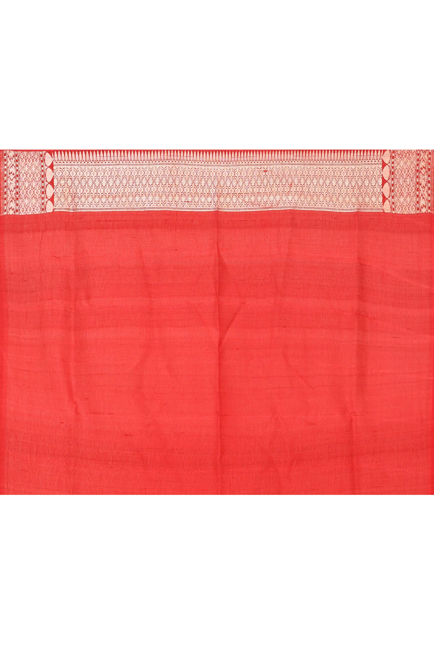 "VIRASAT 183" Red Pure Banarasi Tussar Georgette