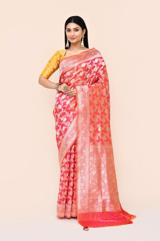 "VIRASAT 184" Pure Katan Uppada Silk Saree