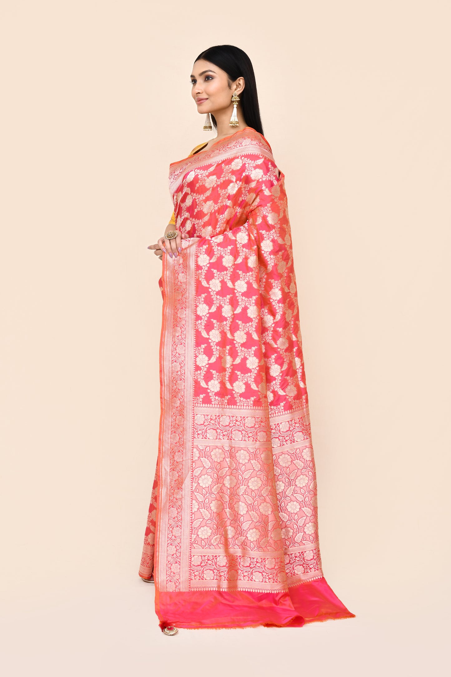Virajani Pure Katan Uppada Silk Saree