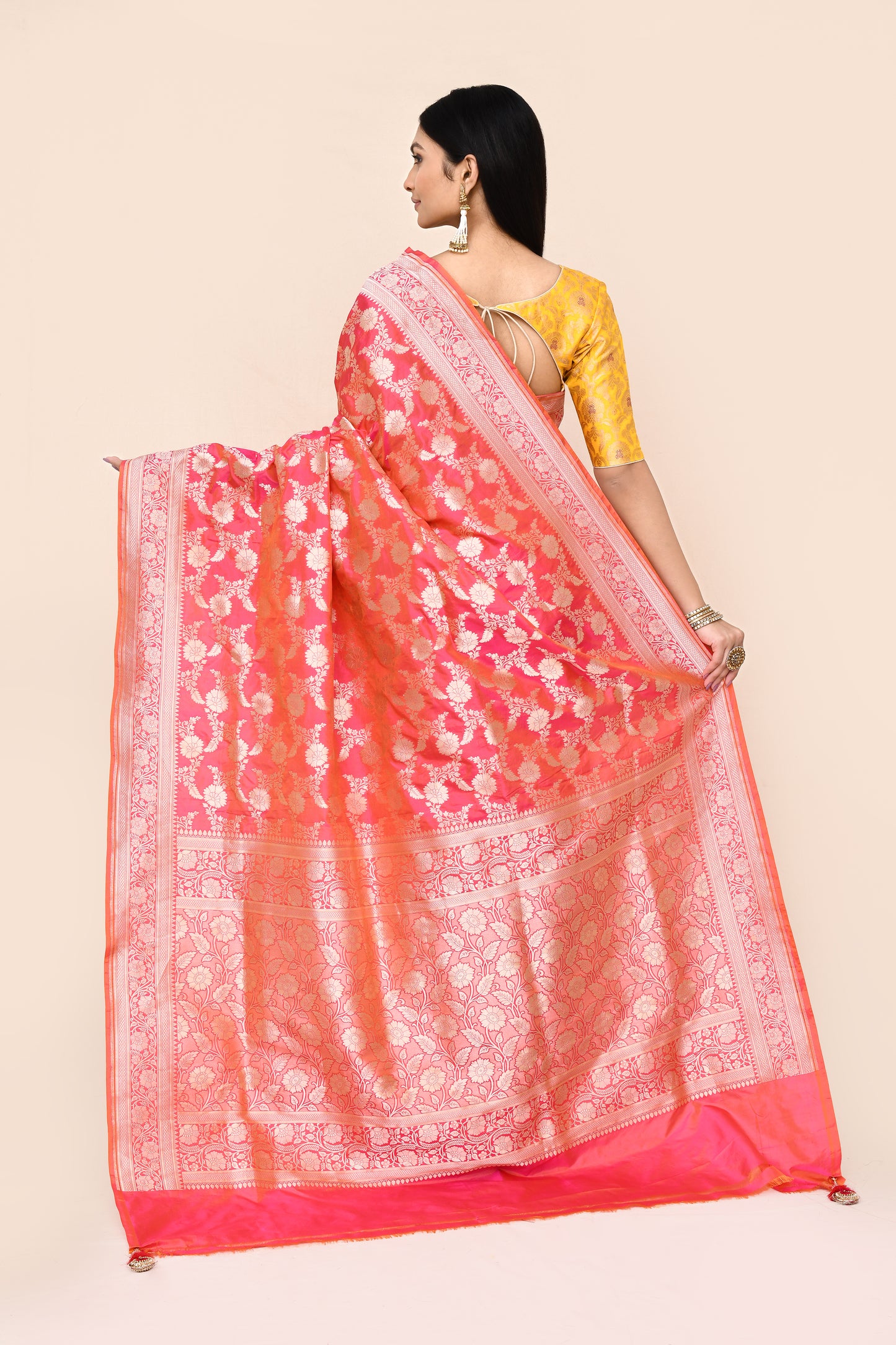 Virajani Pure Katan Uppada Silk Saree