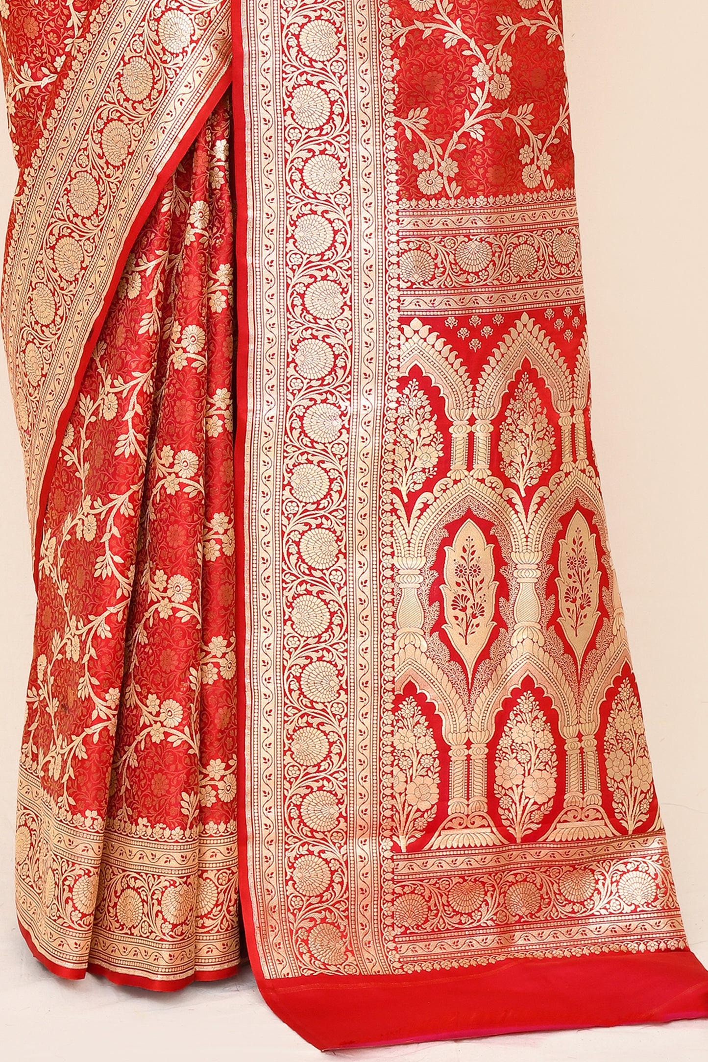 "VIRASAT 020" Pure Banaras Bridal Tanchui Silk Saree