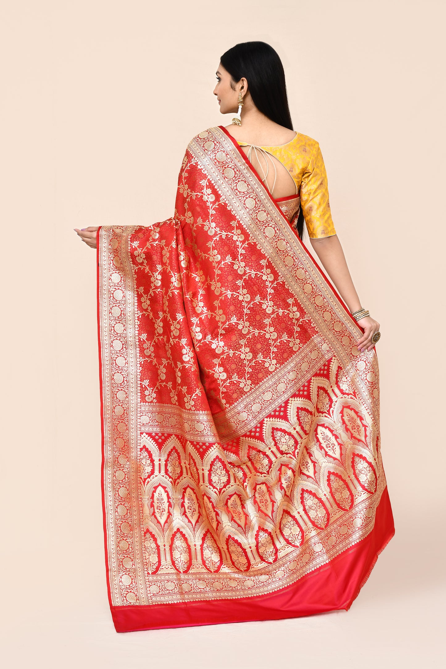 "VIRASAT 020" Pure Banaras Bridal Tanchui Silk Saree