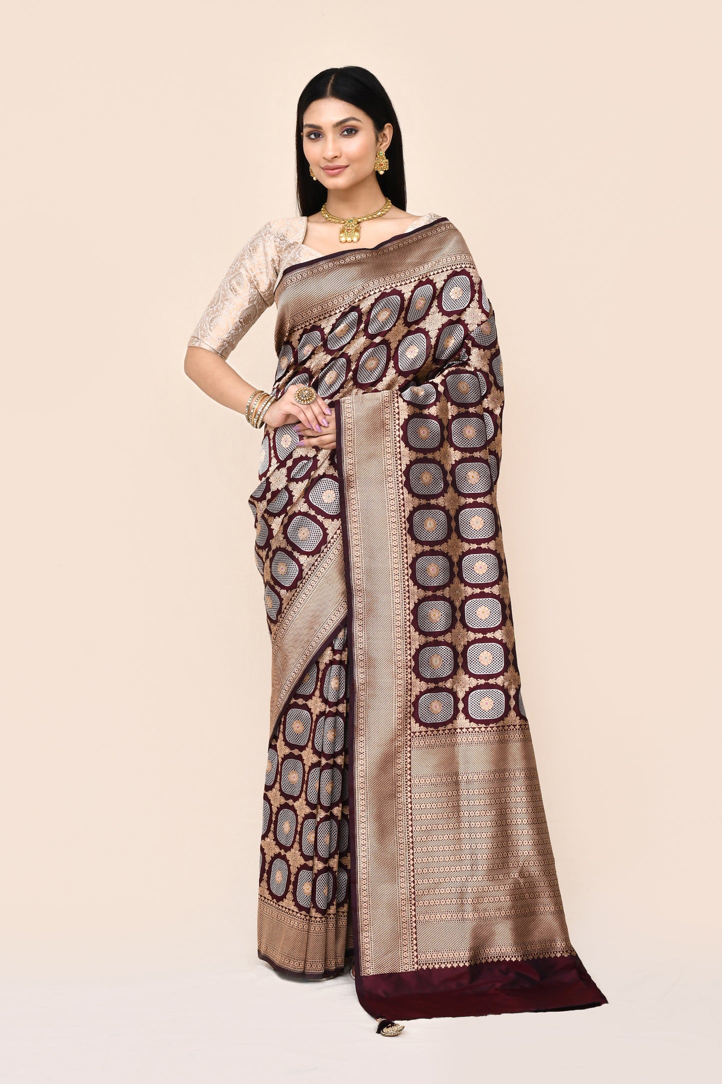 "VIRASAT 187" Pure Silk Handloom Saree