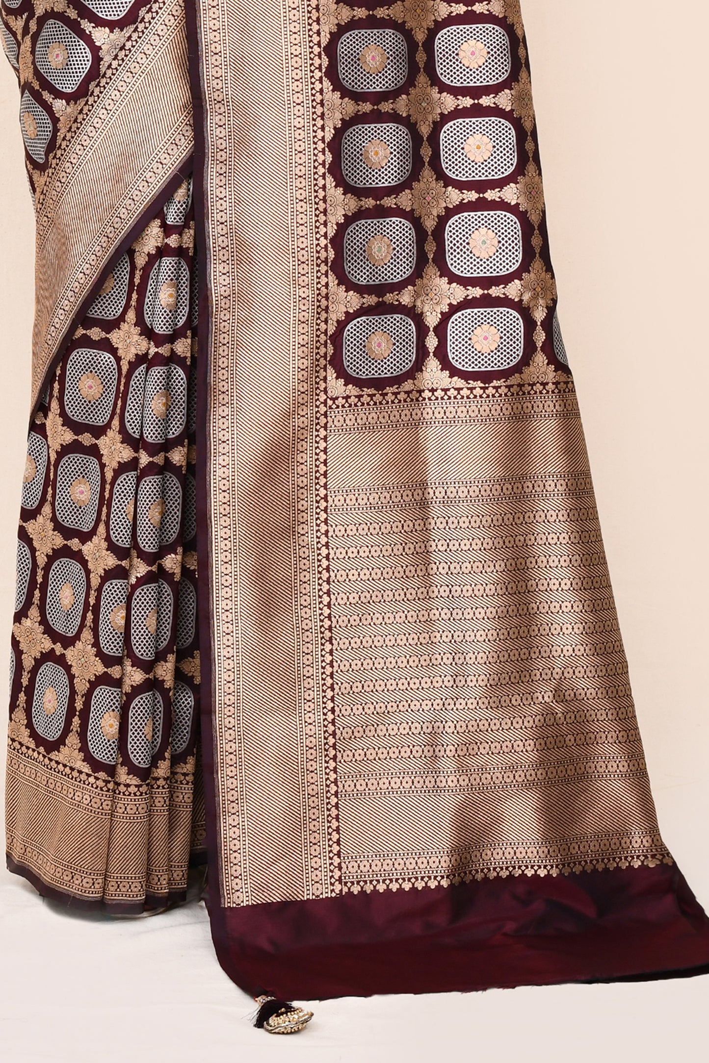 "VIRASAT 187" Pure Silk Handloom Saree