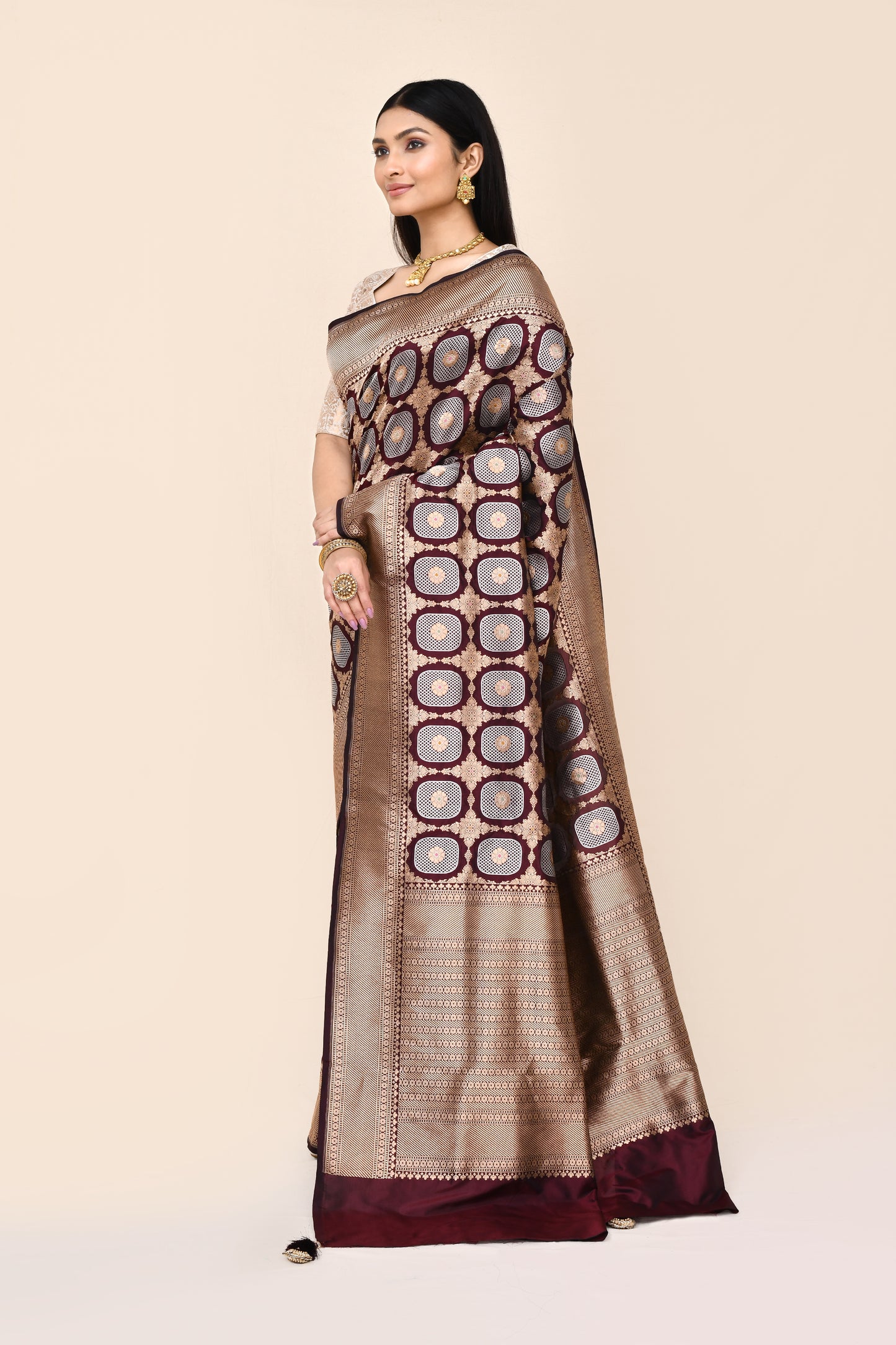 "VIRASAT 187" Pure Silk Handloom Saree