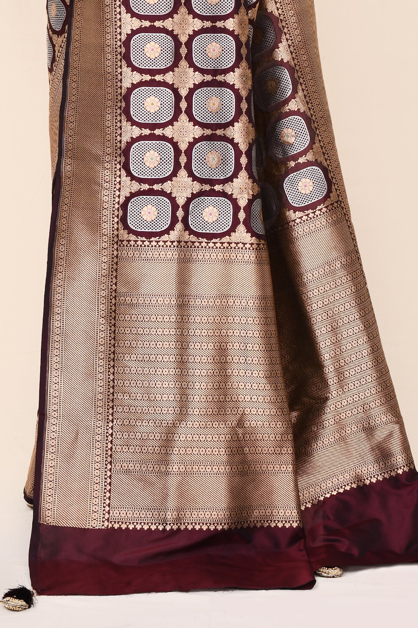 "VIRASAT 187" Pure Silk Handloom Saree