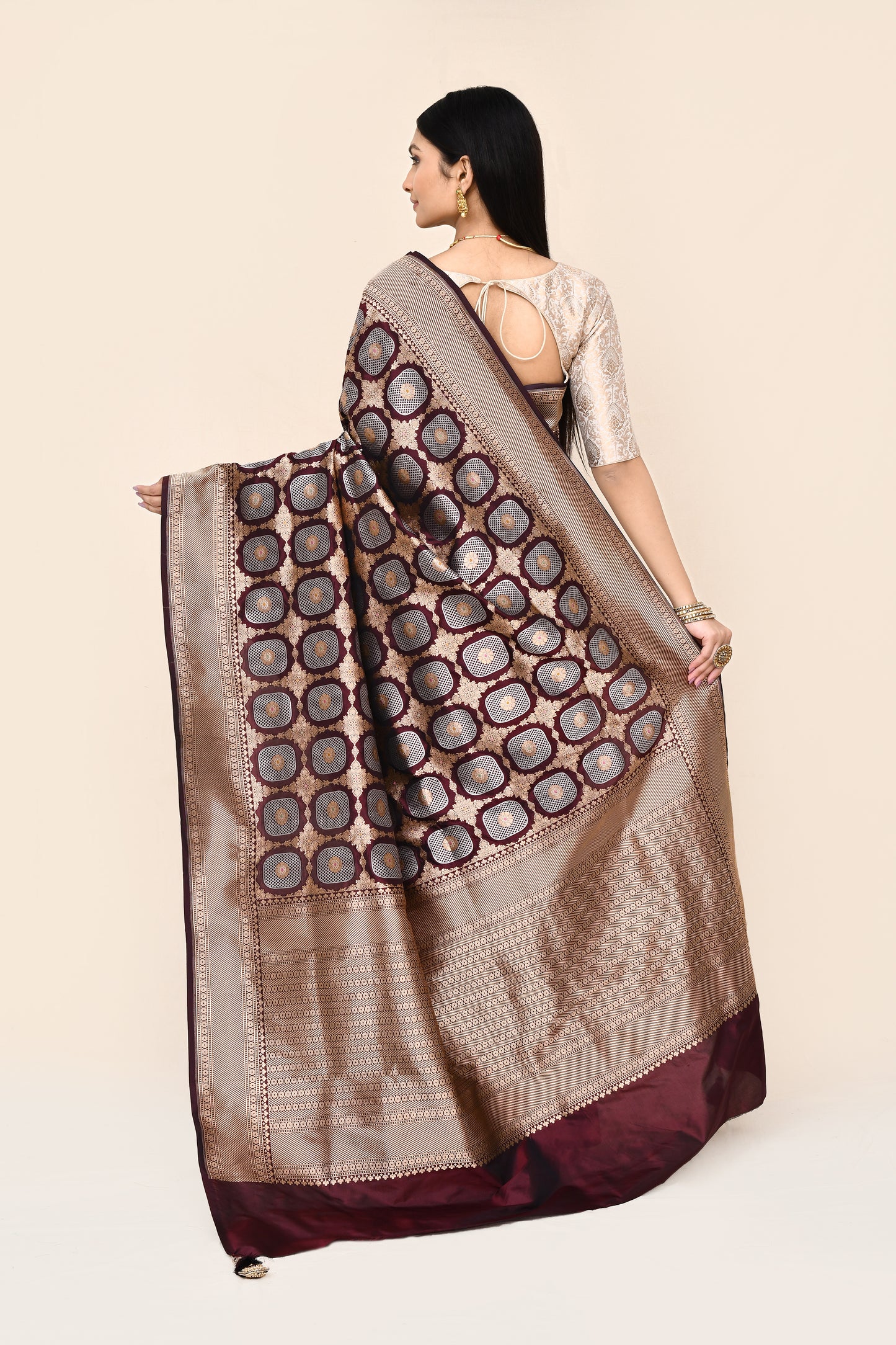 "VIRASAT 187" Pure Silk Handloom Saree