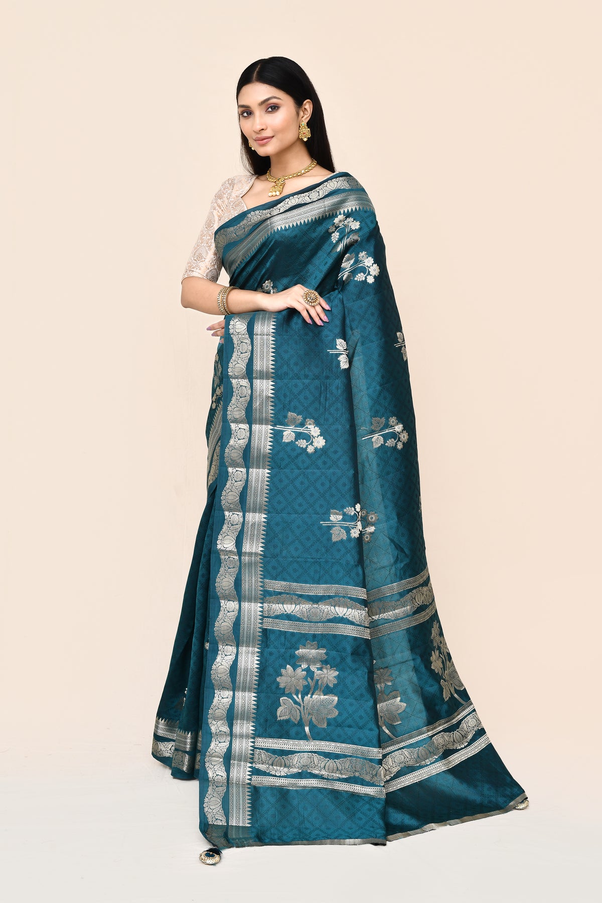 "SILK BANARAS 067" Pure Banarasi Silk Saree