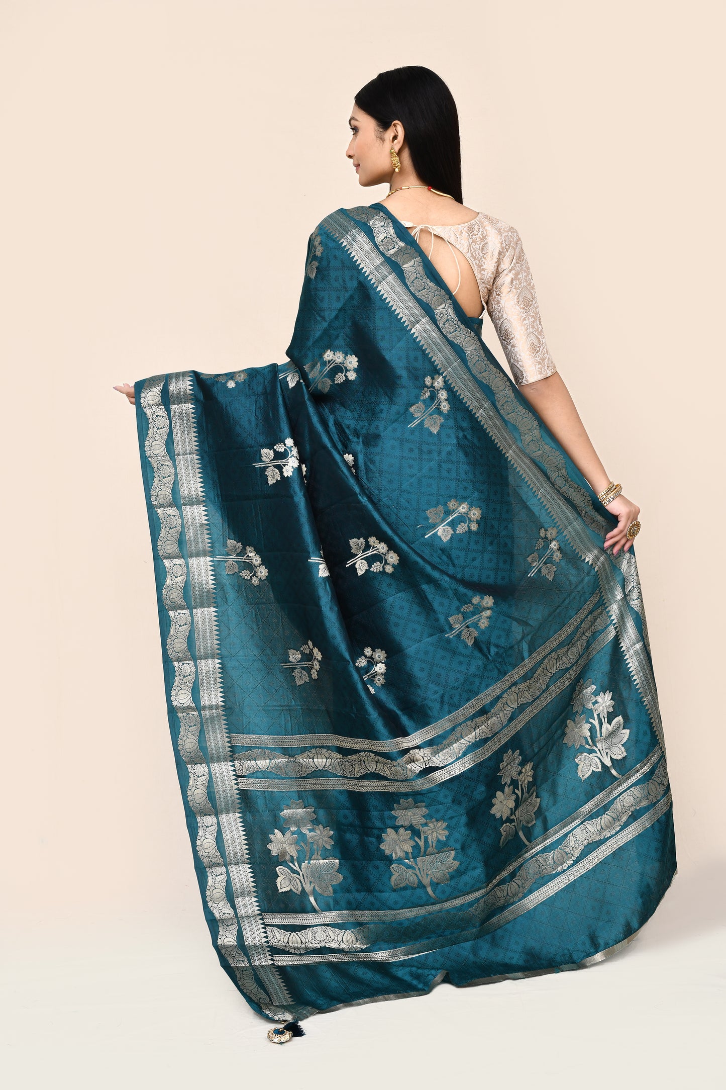 "SILK BANARAS 067" Pure Banarasi Silk Saree