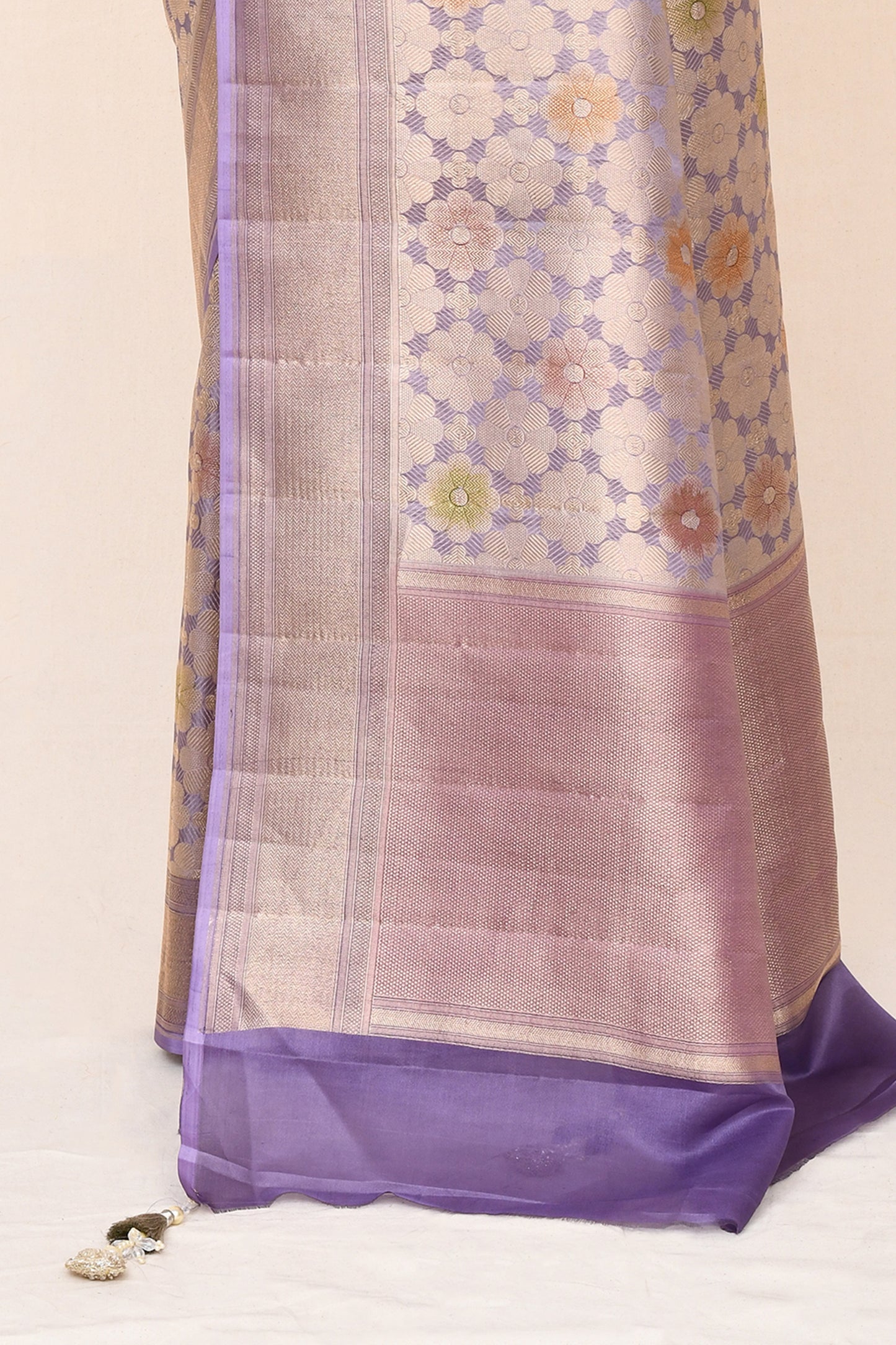 "virasat 201" Pure Katan Silk Saree