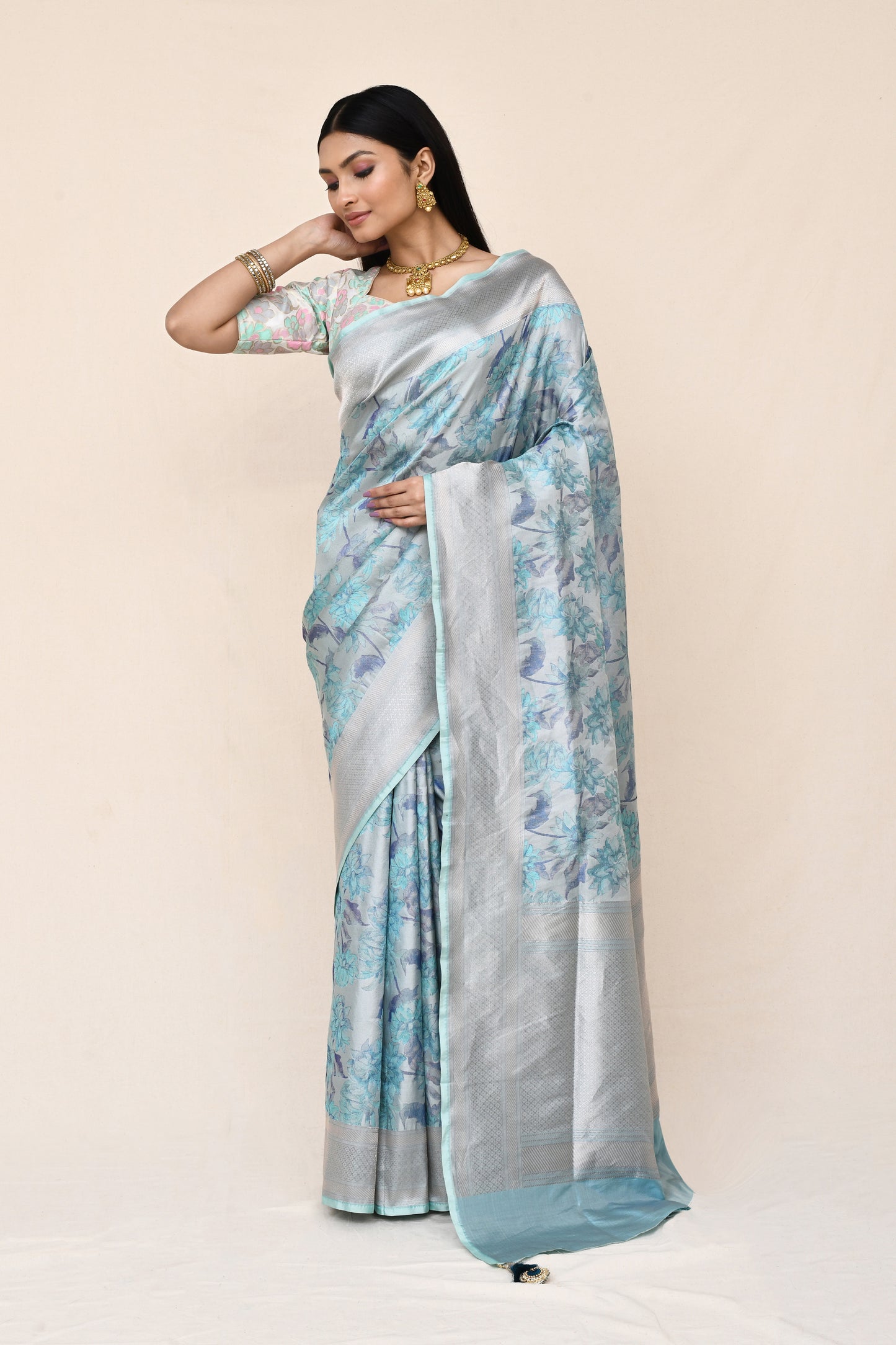 "VIRASAT 191" Pure Silk Handloom Saree