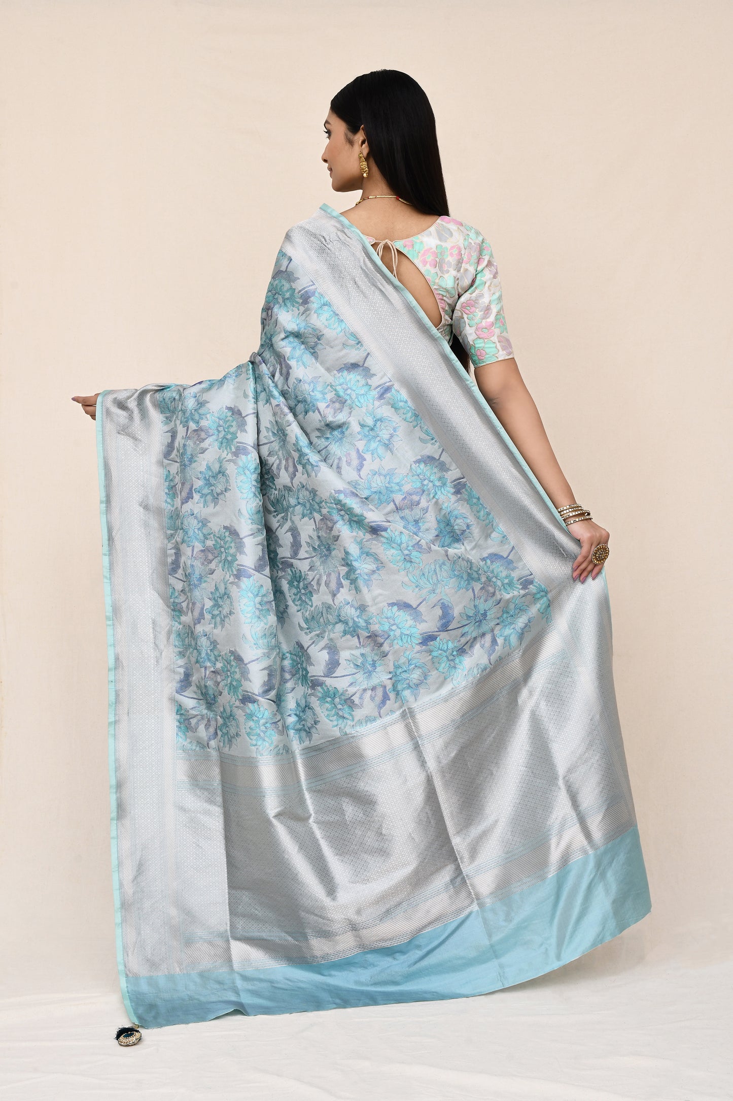 "VIRASAT 191" Pure Silk Handloom Saree