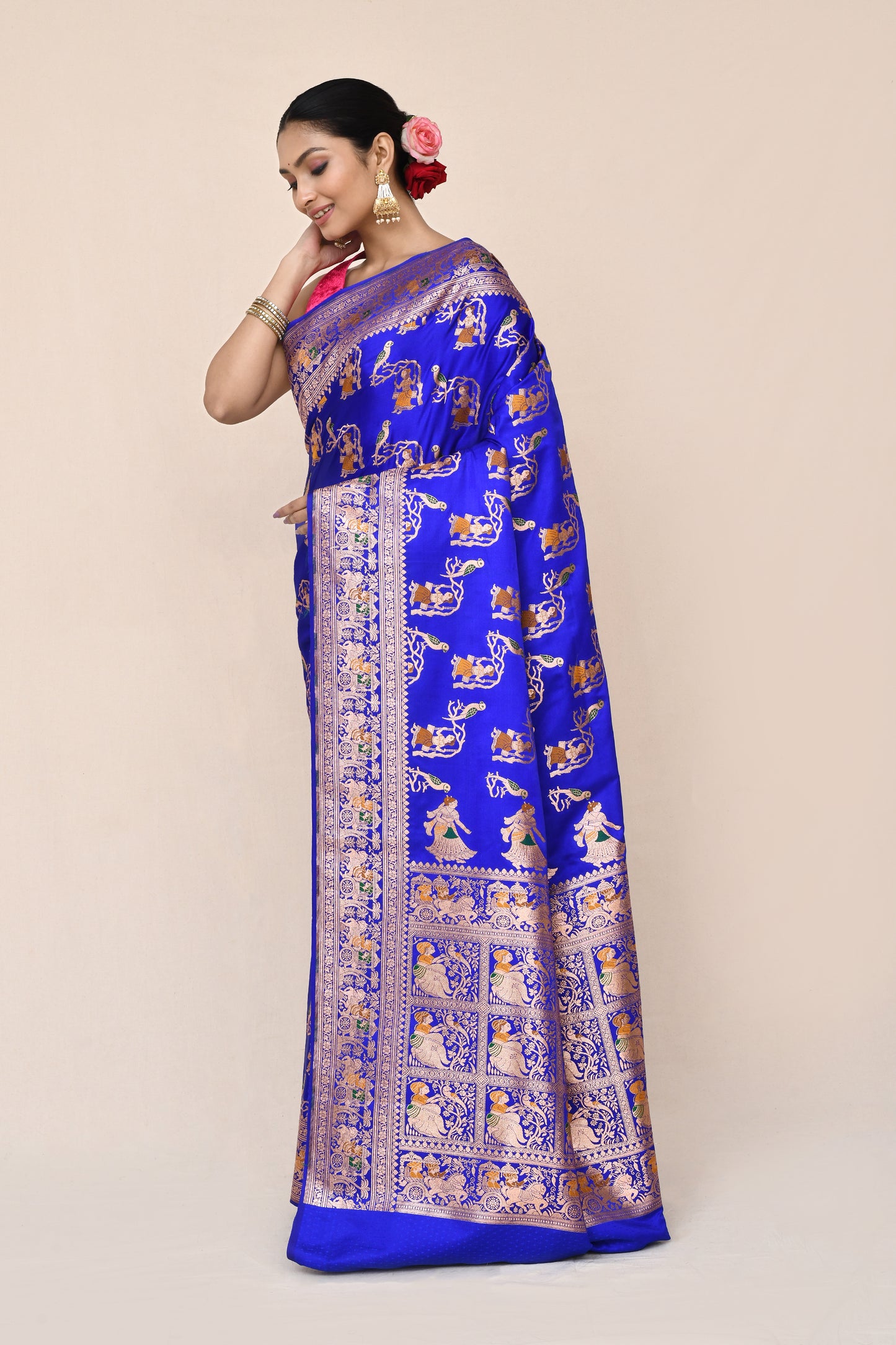 "WAAH BANARAS 039" Pure Banarasi Silk Saree