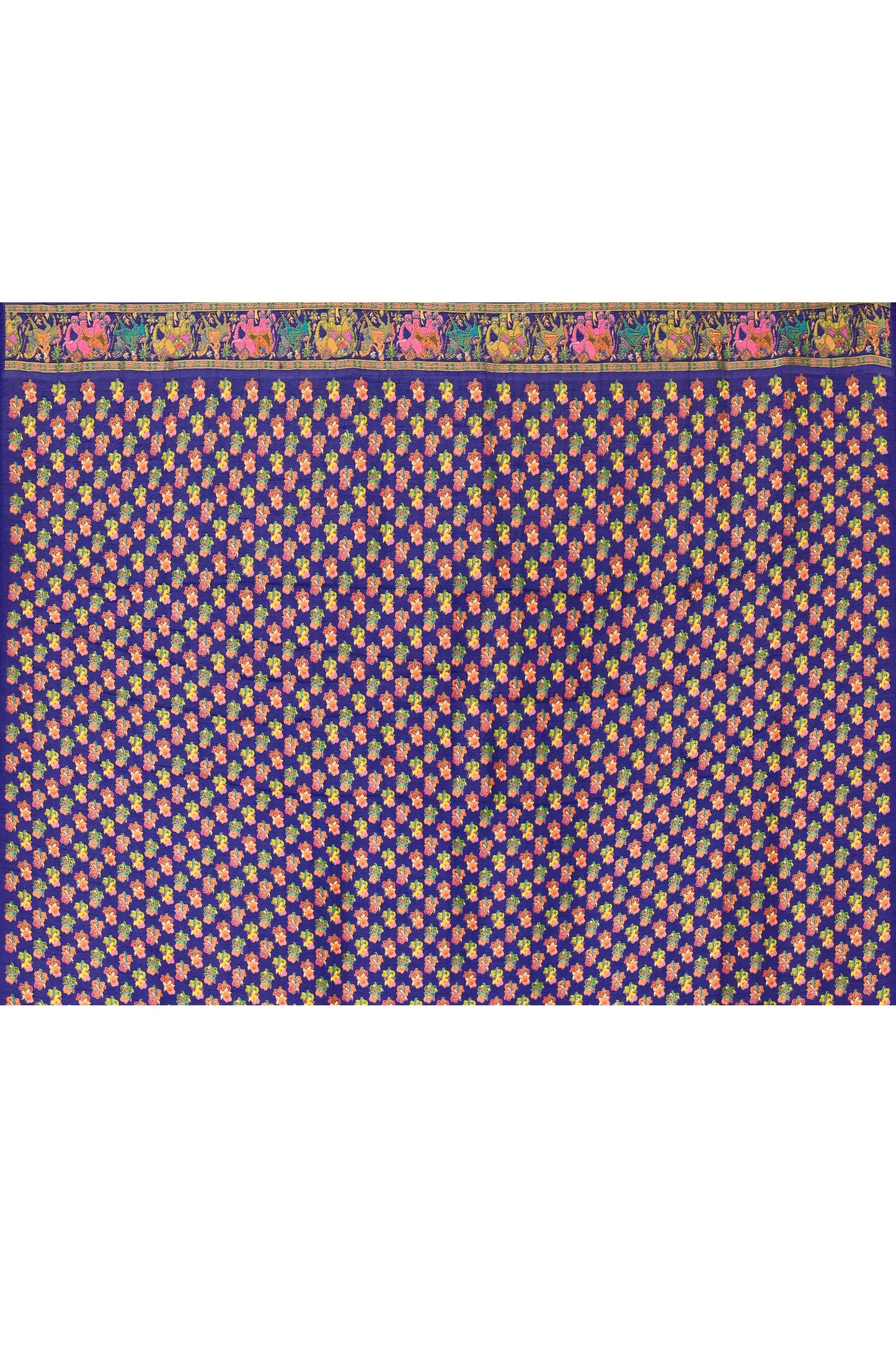 "Waah Banaras 090" Mustard Banarasi Pashmina Silk Saree