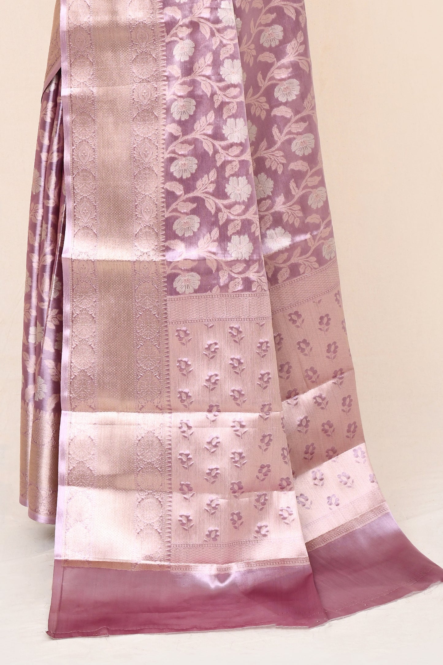 "UTSAV BANARAS 034" Mauve Banarasi Tissue Silk Saree