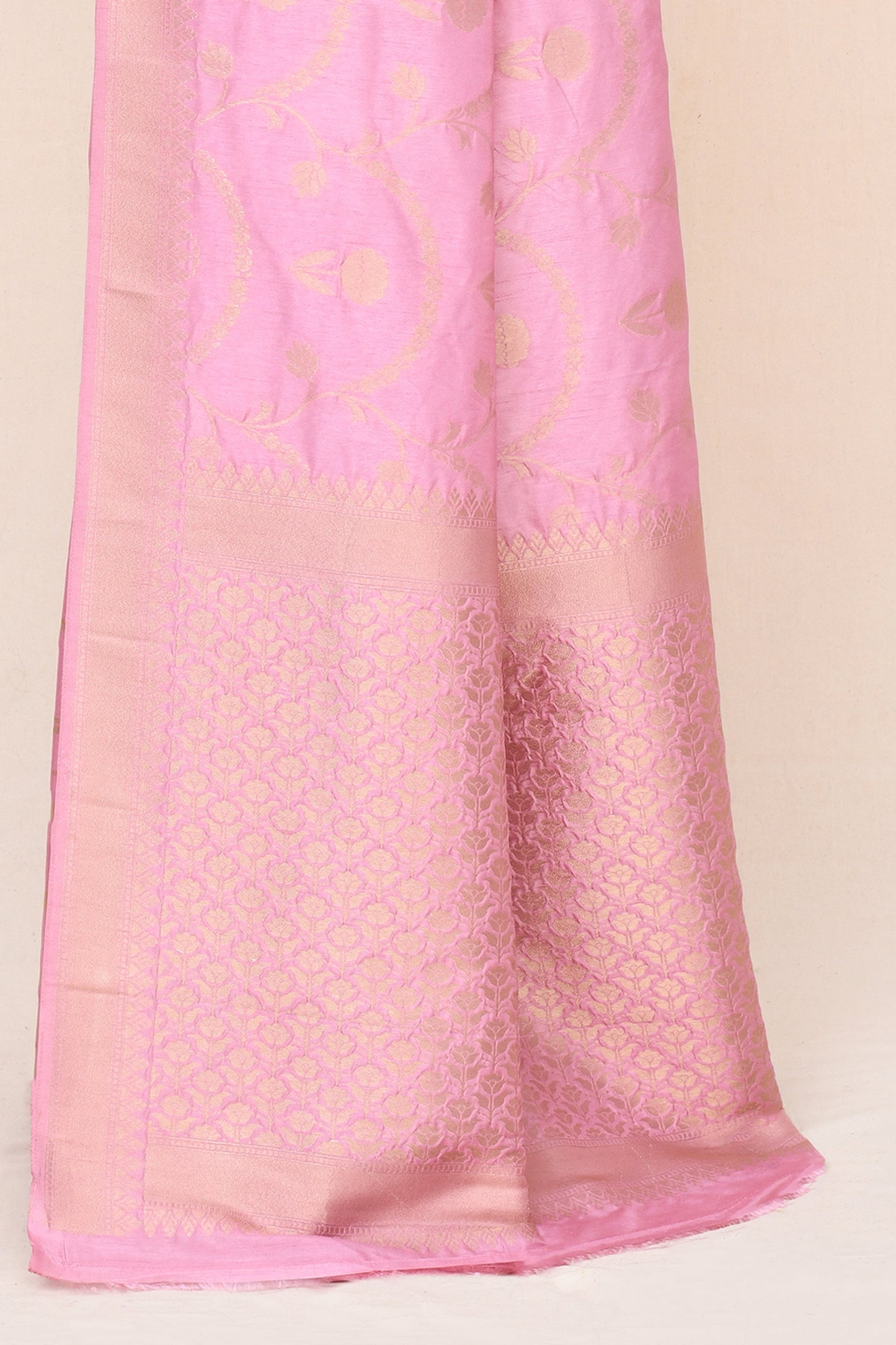 "UTSAV BANARAS 035" Pink Banarasi Silk Saree
