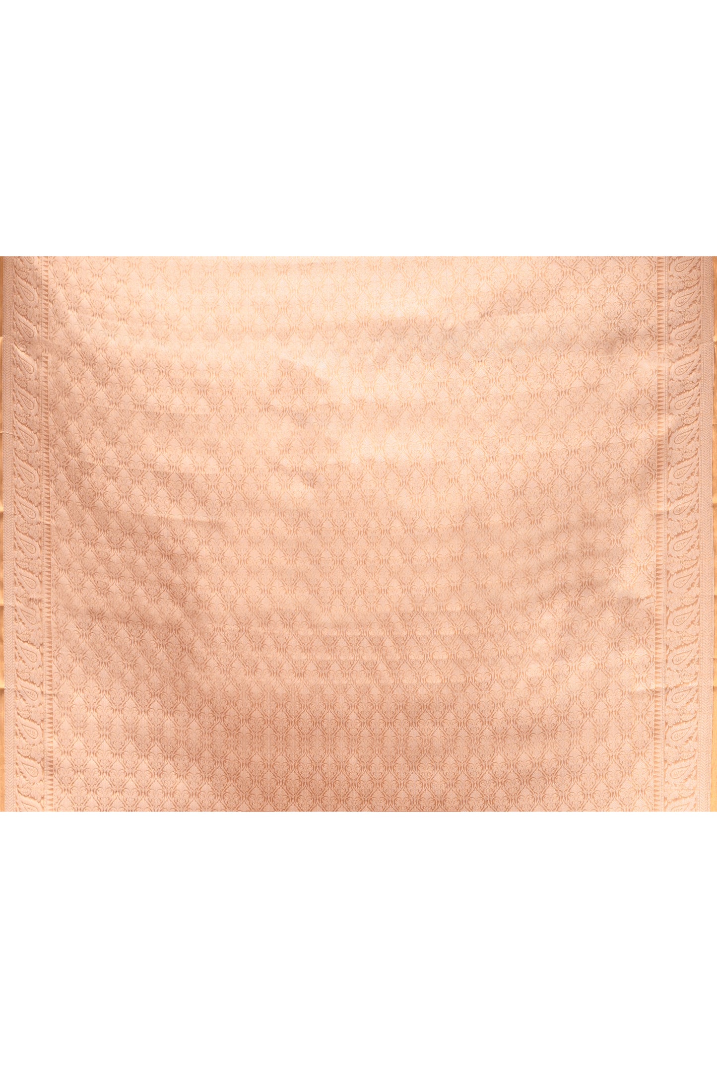 "UTSAV BANARAS 042" Peach Banarasi Tissue Silk Saree