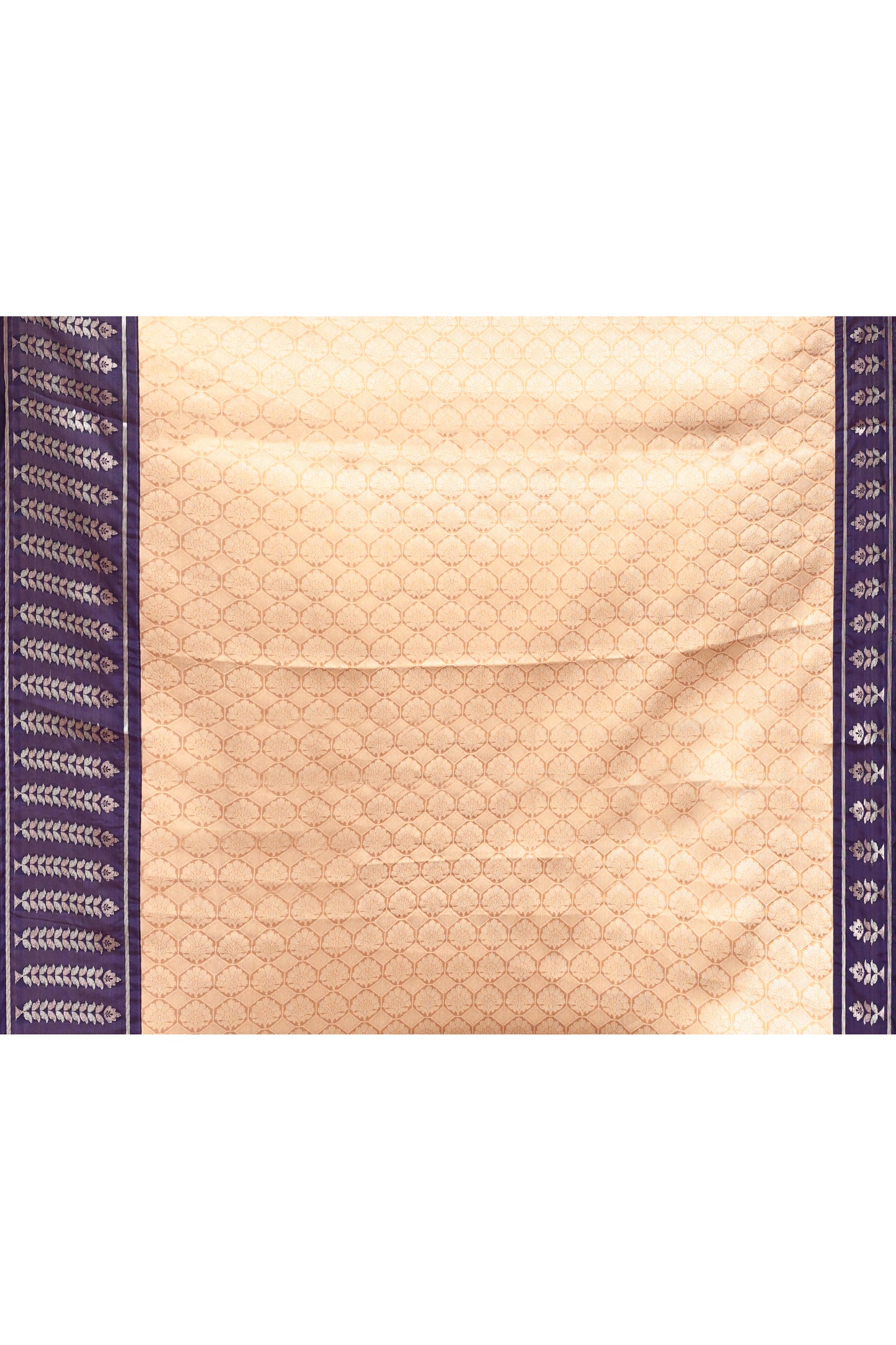 "UTSAV BANARAS 044" Golden Banarasi Tissue Silk Saree