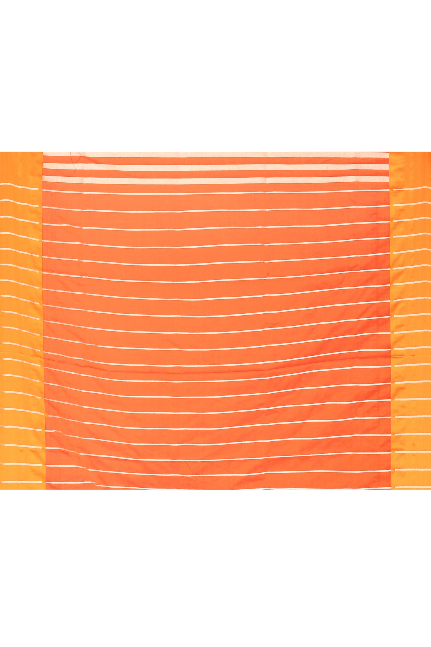 "WAAH BANARAS 045" Saffron Banarasi Silk Saree