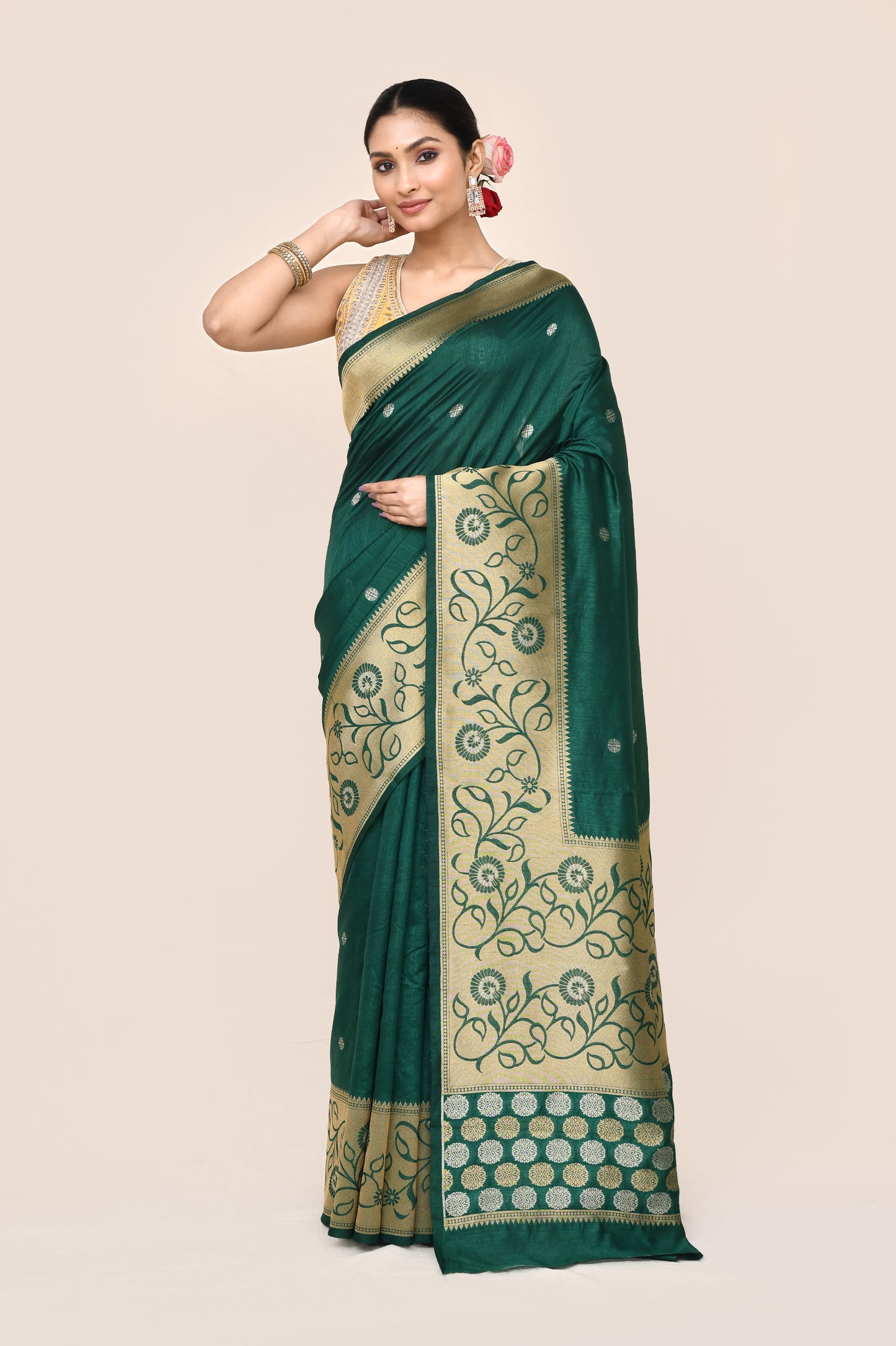 Sharva Blended Soft Banarasi Silk Saree
