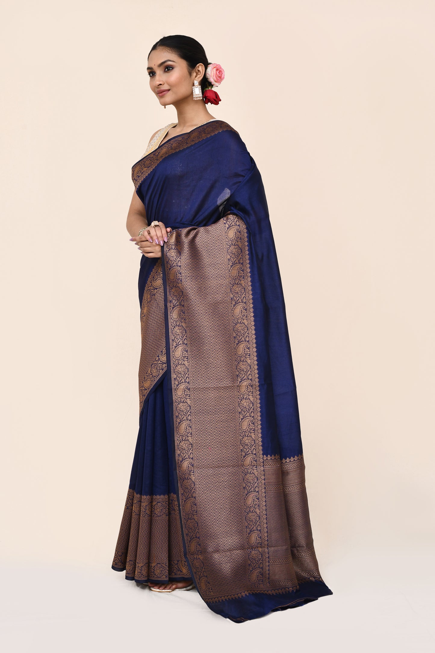 Santoshi Blanded Soft Banarasi Silk Saree