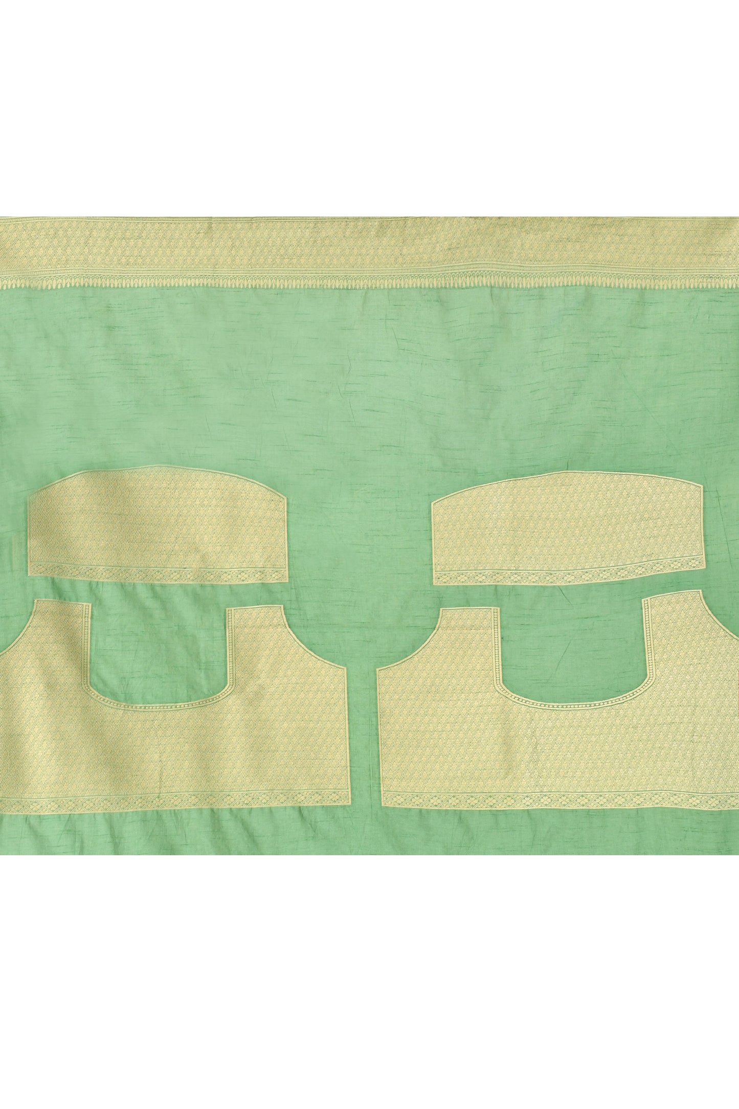 "UTSAV BANARAS 050" Green Banarasi Silk Saree